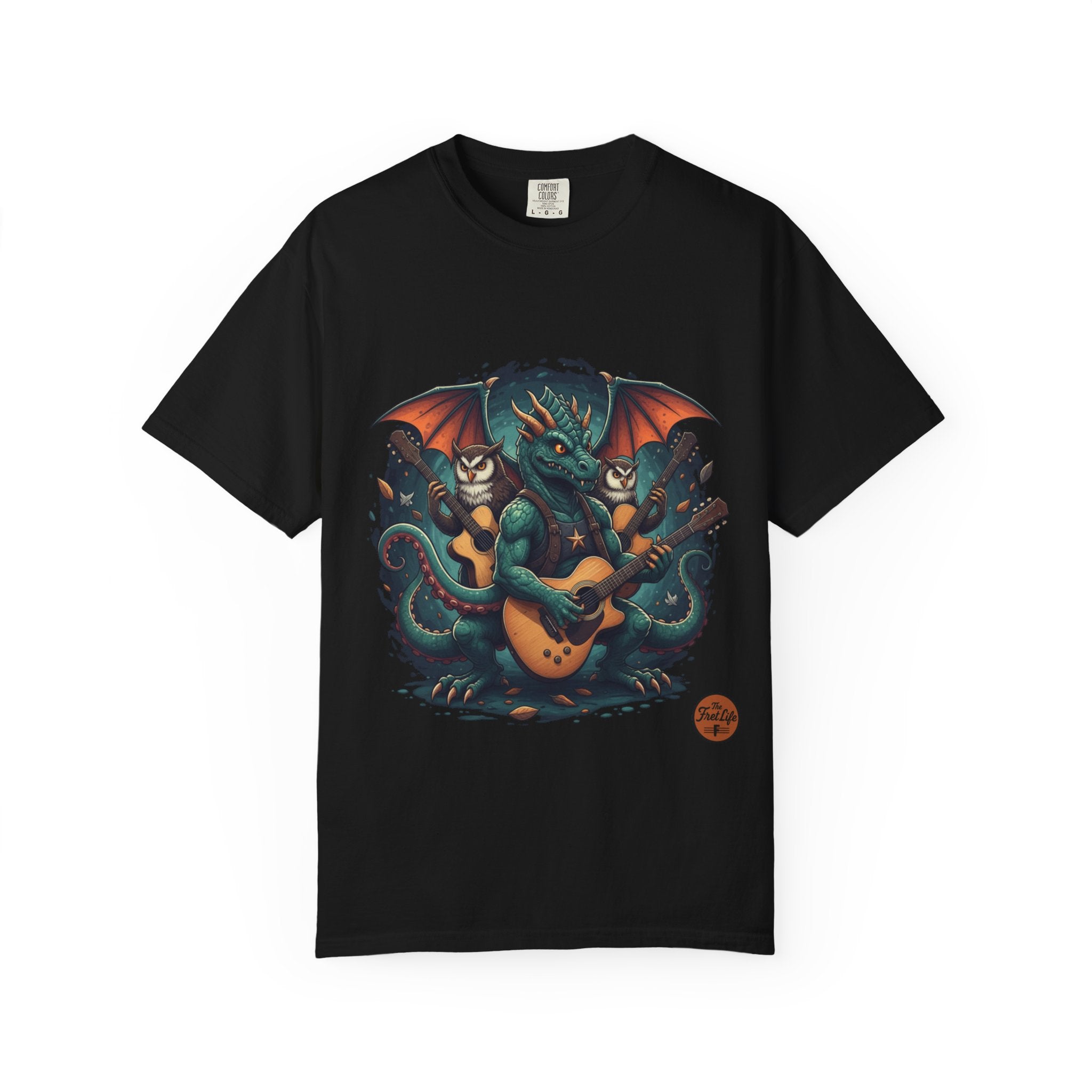 Dragon's Chord: Epic Guitar Tee