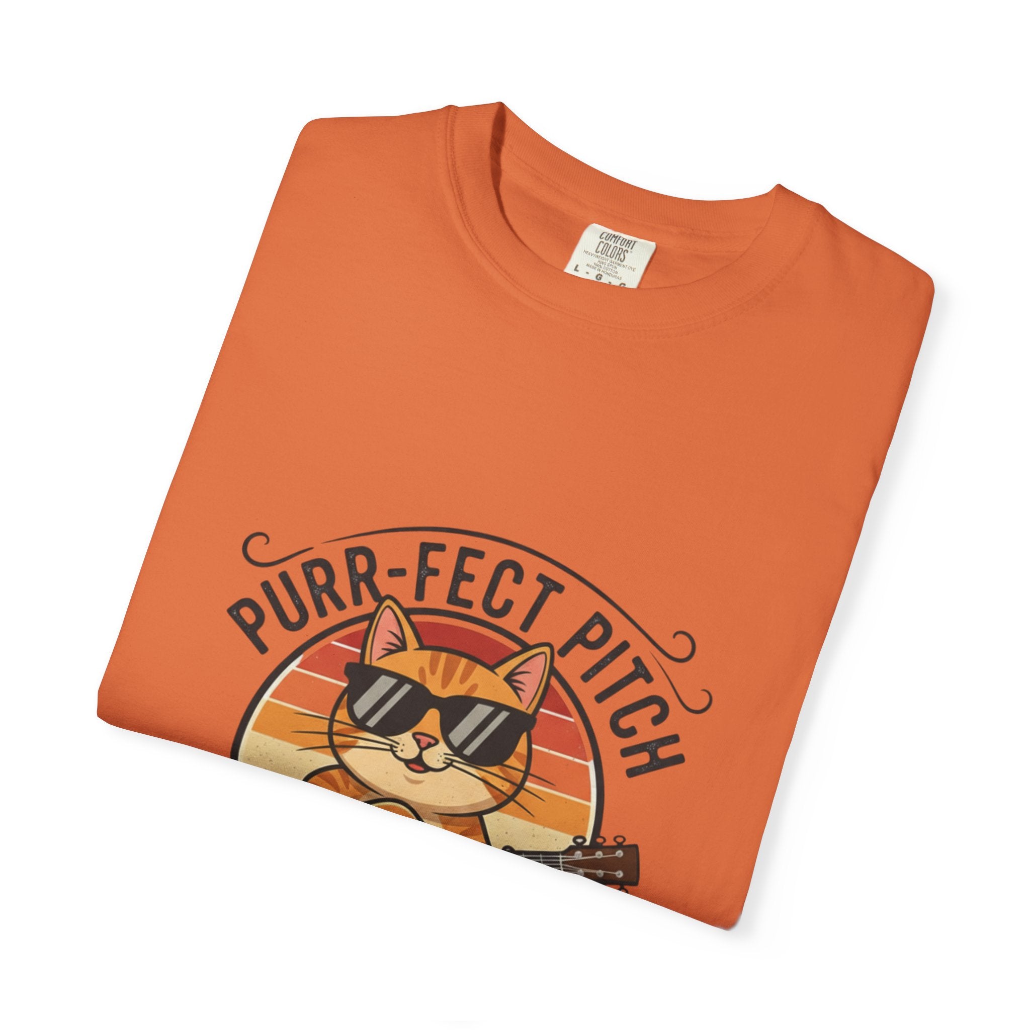 Purr-Fect Pitch: The Cool Cat Fret Life Tee