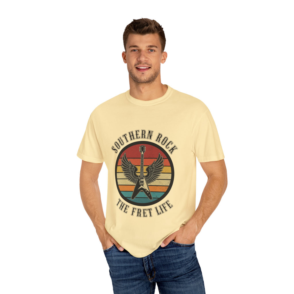 Southern Rock Winged V: Freebird Fret Life Tee