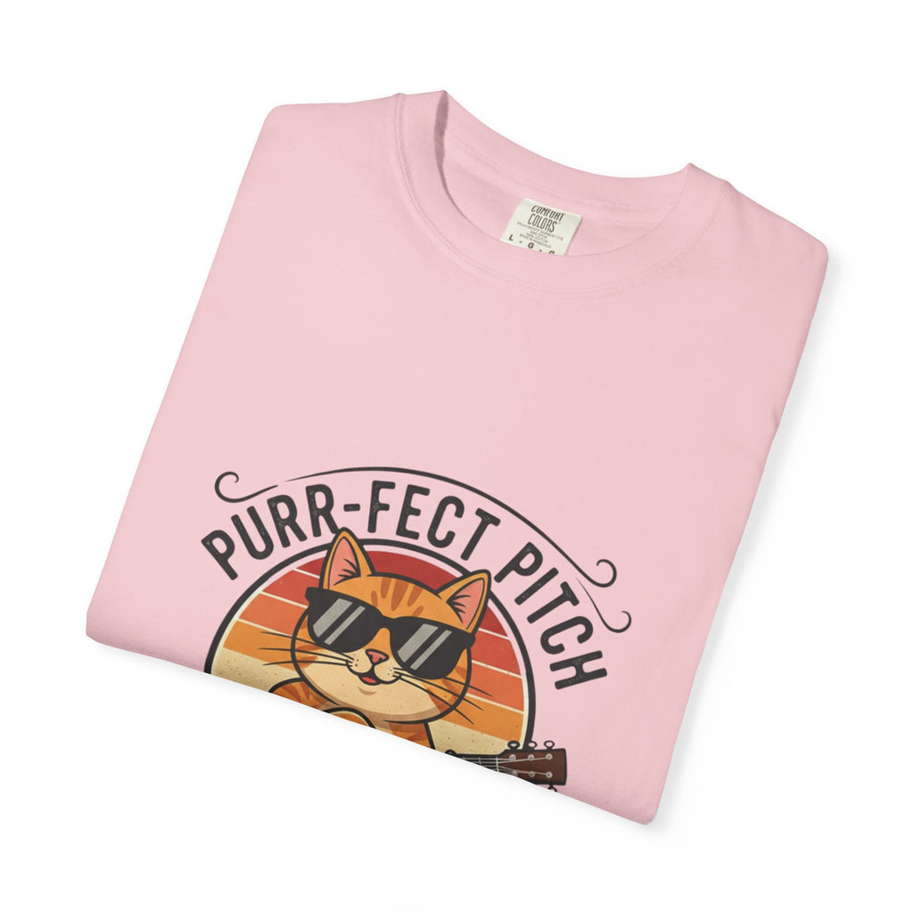 Purr-Fect Pitch: The Cool Cat Fret Life Tee