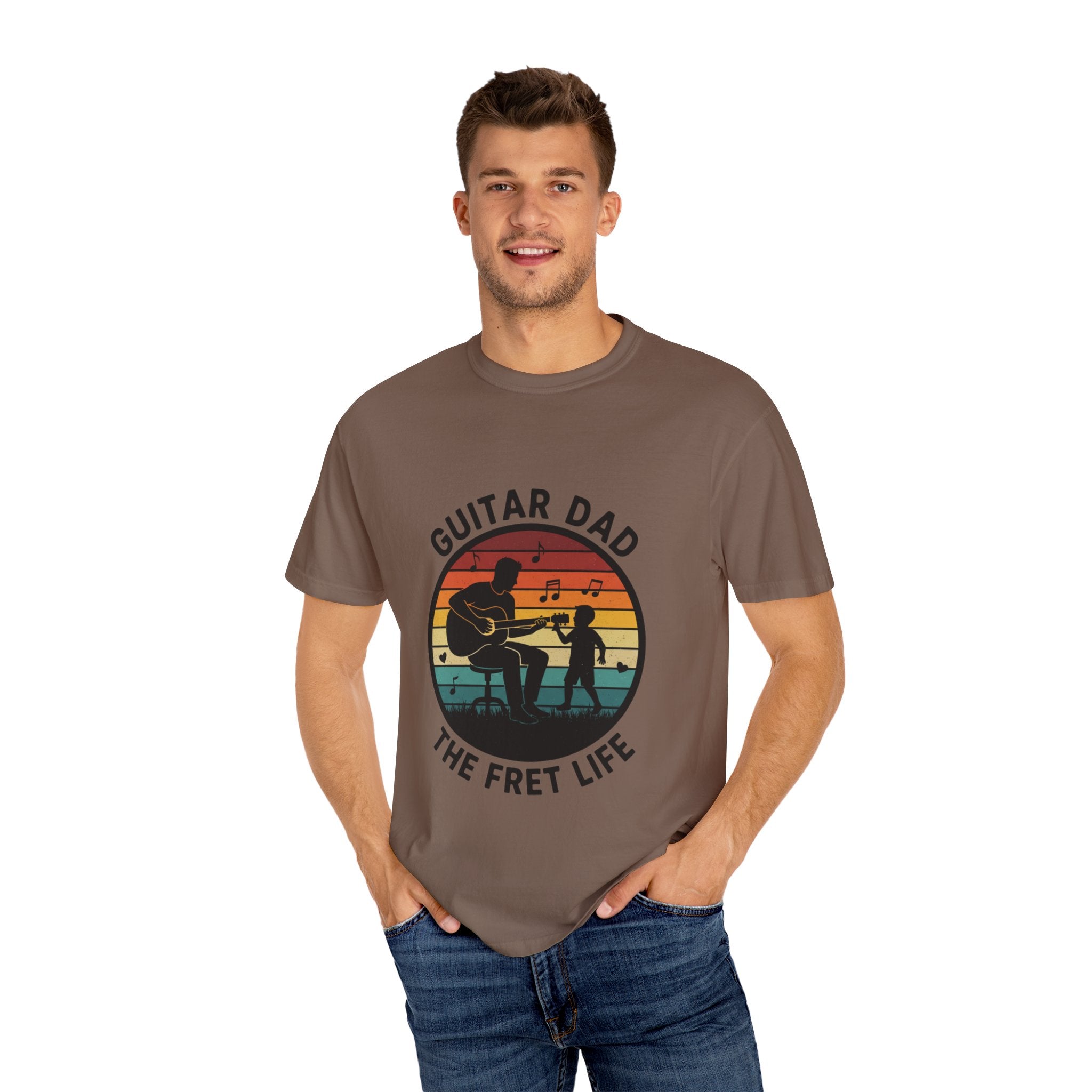 Guitar Dad: The Fret Life Silhouetted Tee