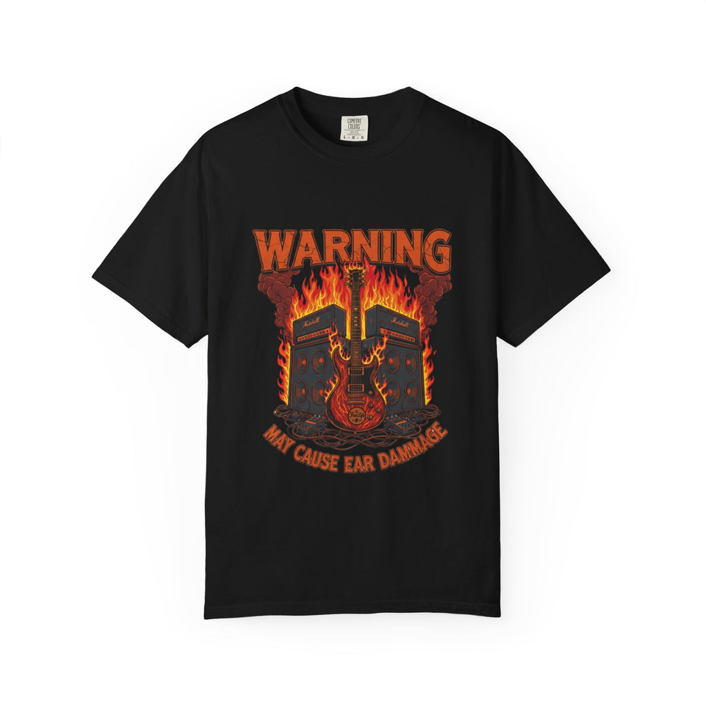 WARNING: May Cause Ear Damage - The Amp Stack Tee