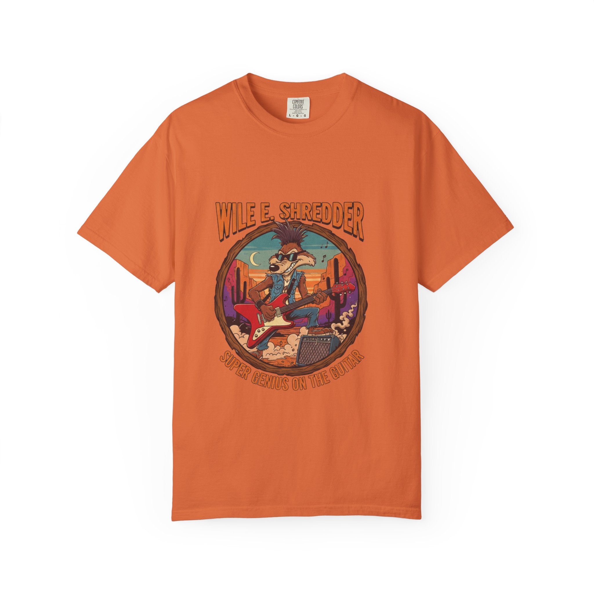 Wile E Shredder Desert Guitar - Graphic T-Shirt