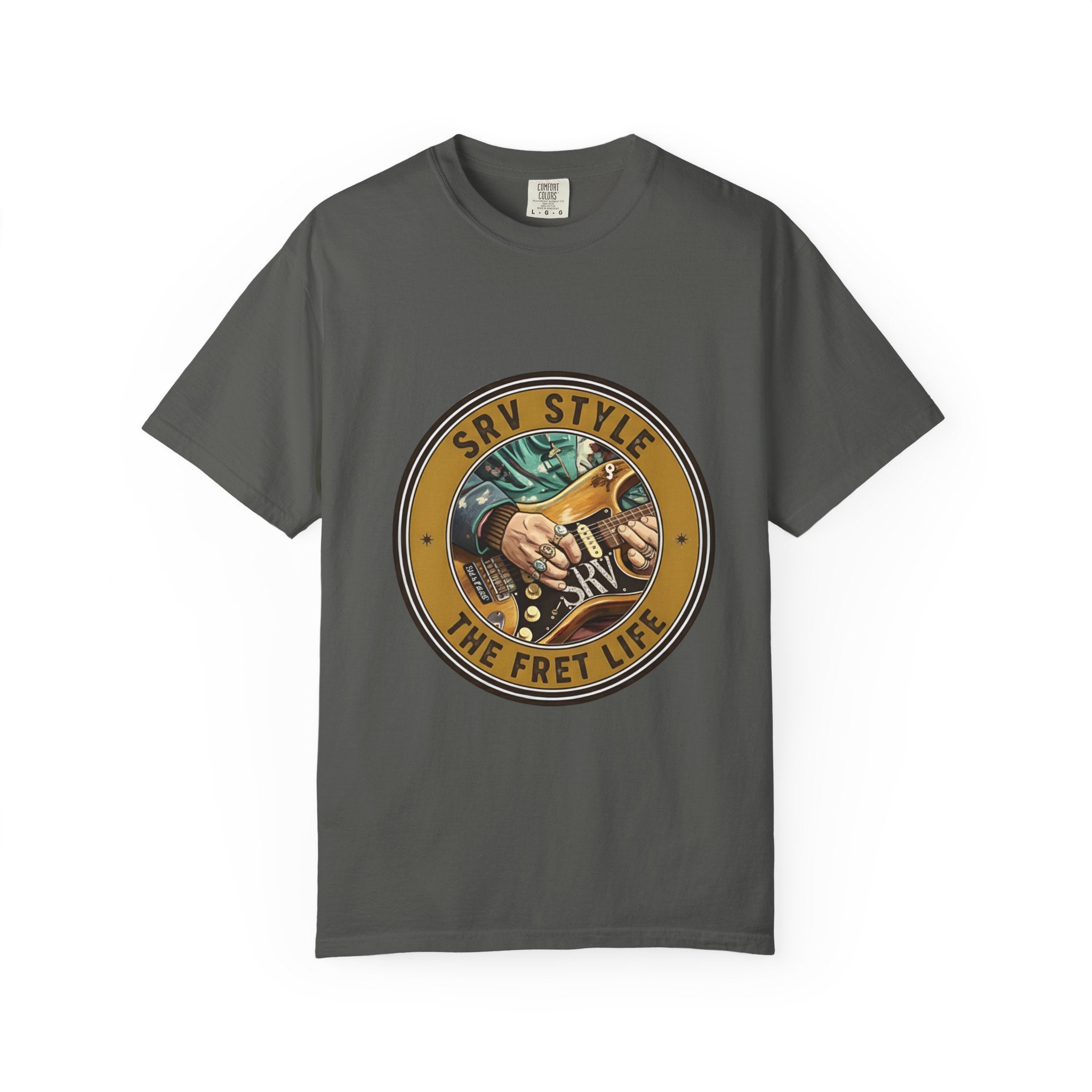 SRV Style T-Shirt |Blues Guitar Fan Tee