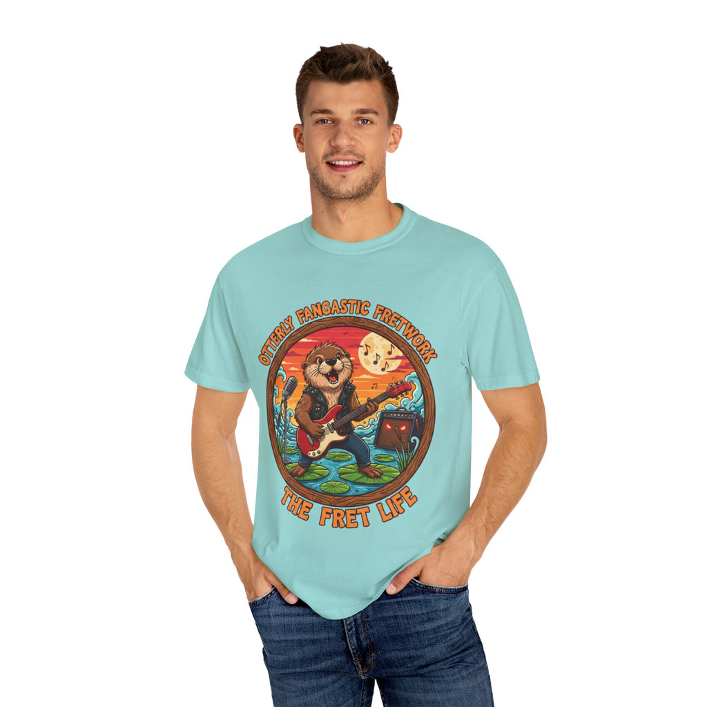 Otterly Fangastic Fretwork: The Fret Life Rocker Tee