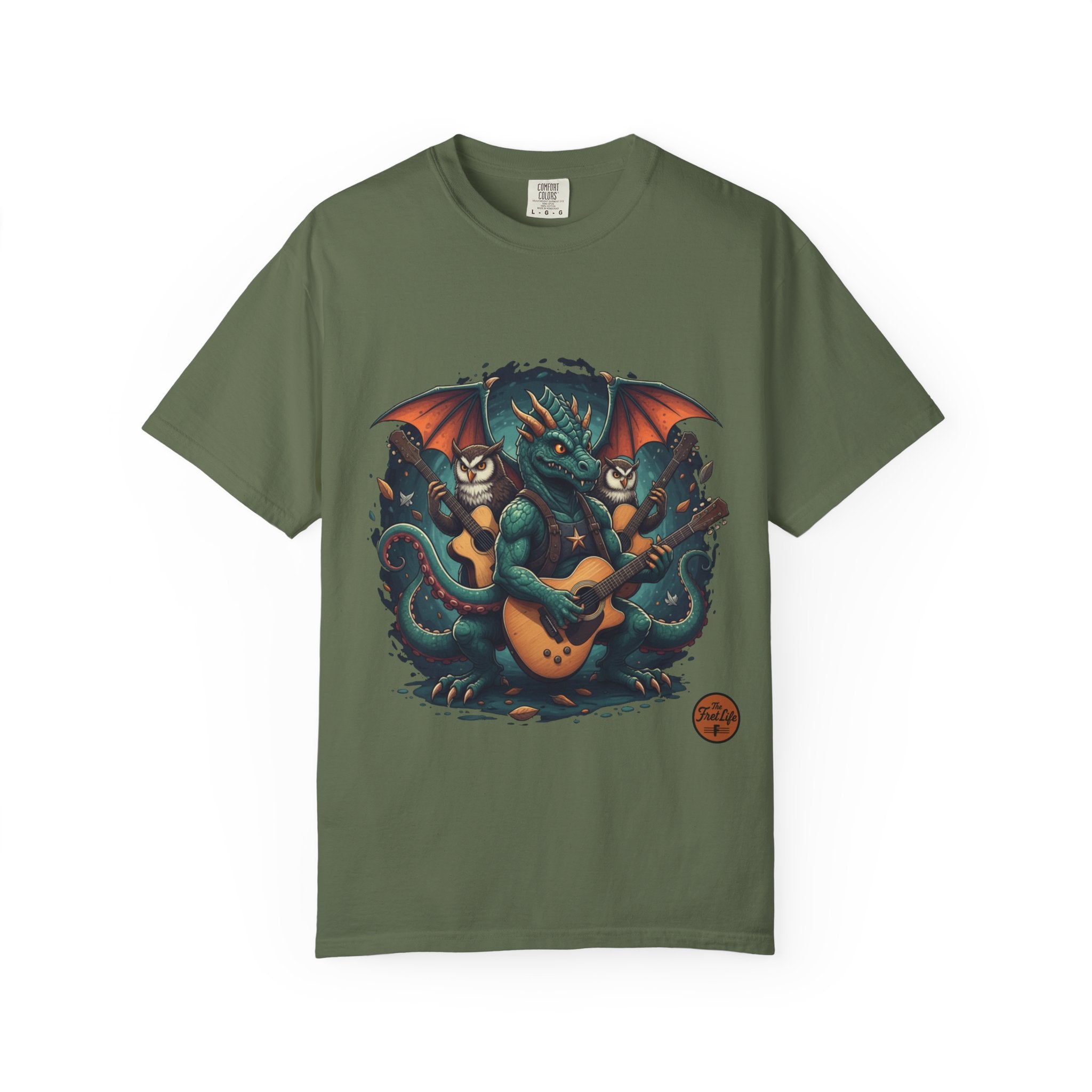 Dragon's Chord: Epic Guitar Tee