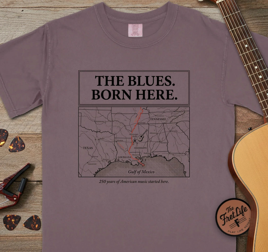 250 Blues Born Here T-Shirt