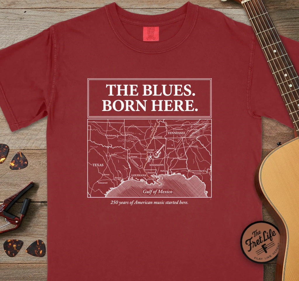 250 Blues Born Here T-Shirt