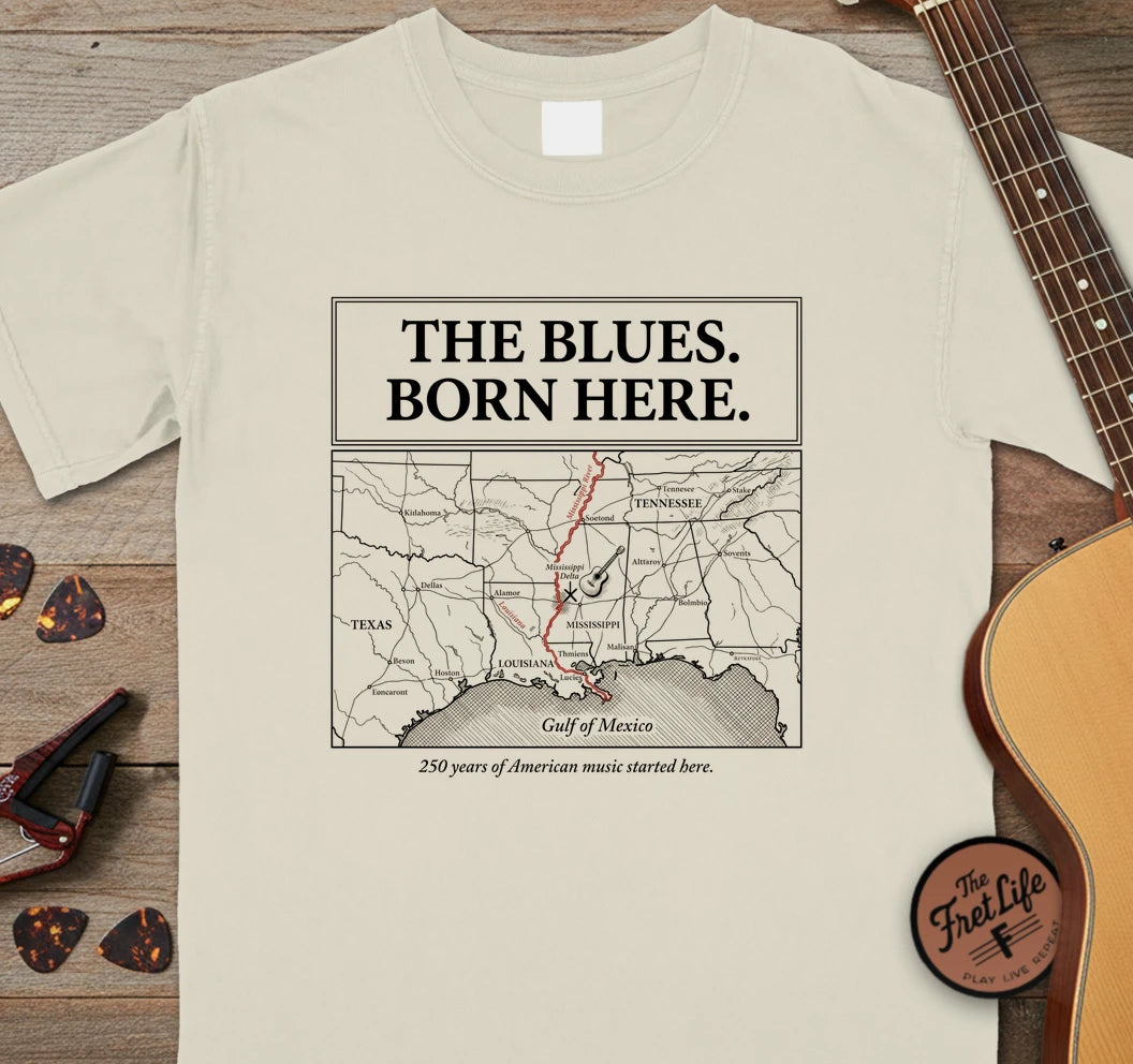 250 Blues Born Here T-Shirt