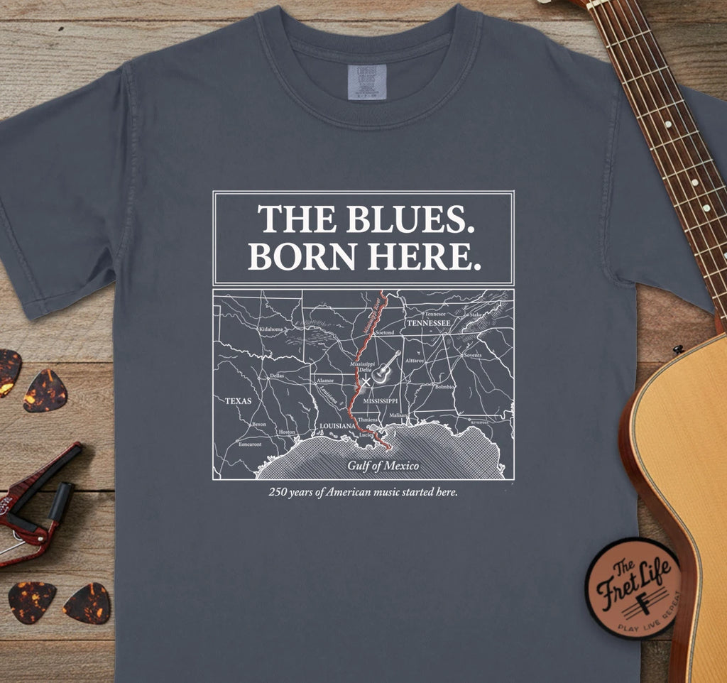 250 Blues Born Here T-Shirt