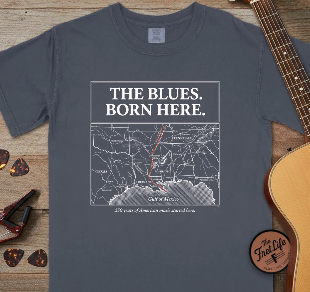 250 Blues Born Here T-Shirt