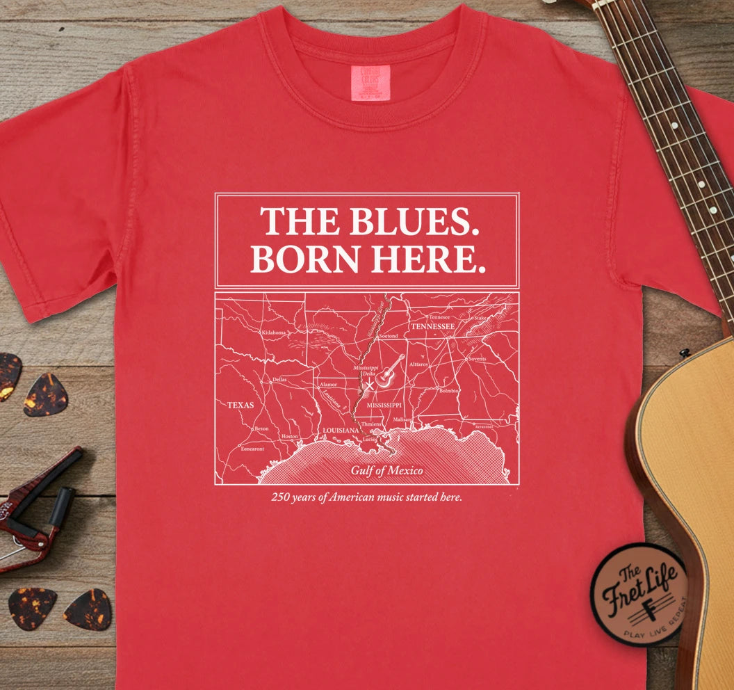 250 Blues Born Here T-Shirt