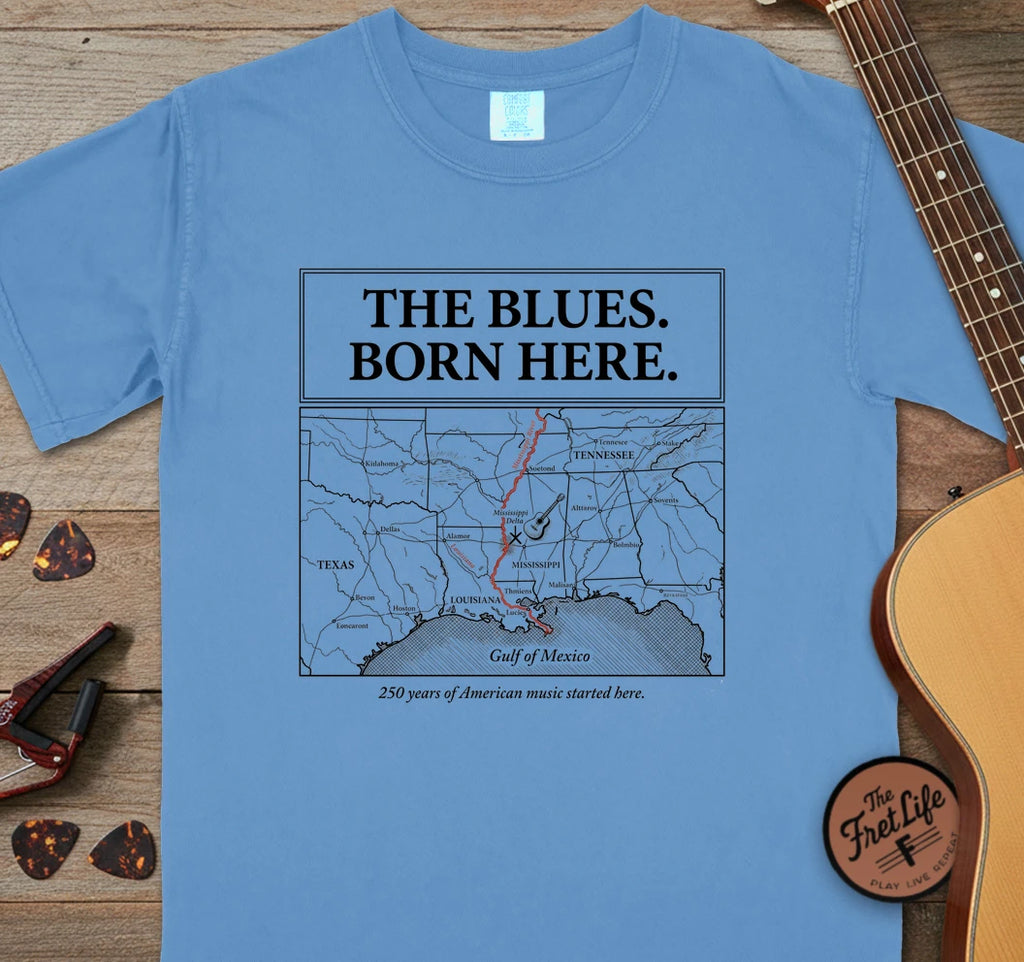 250 Blues Born Here T-Shirt