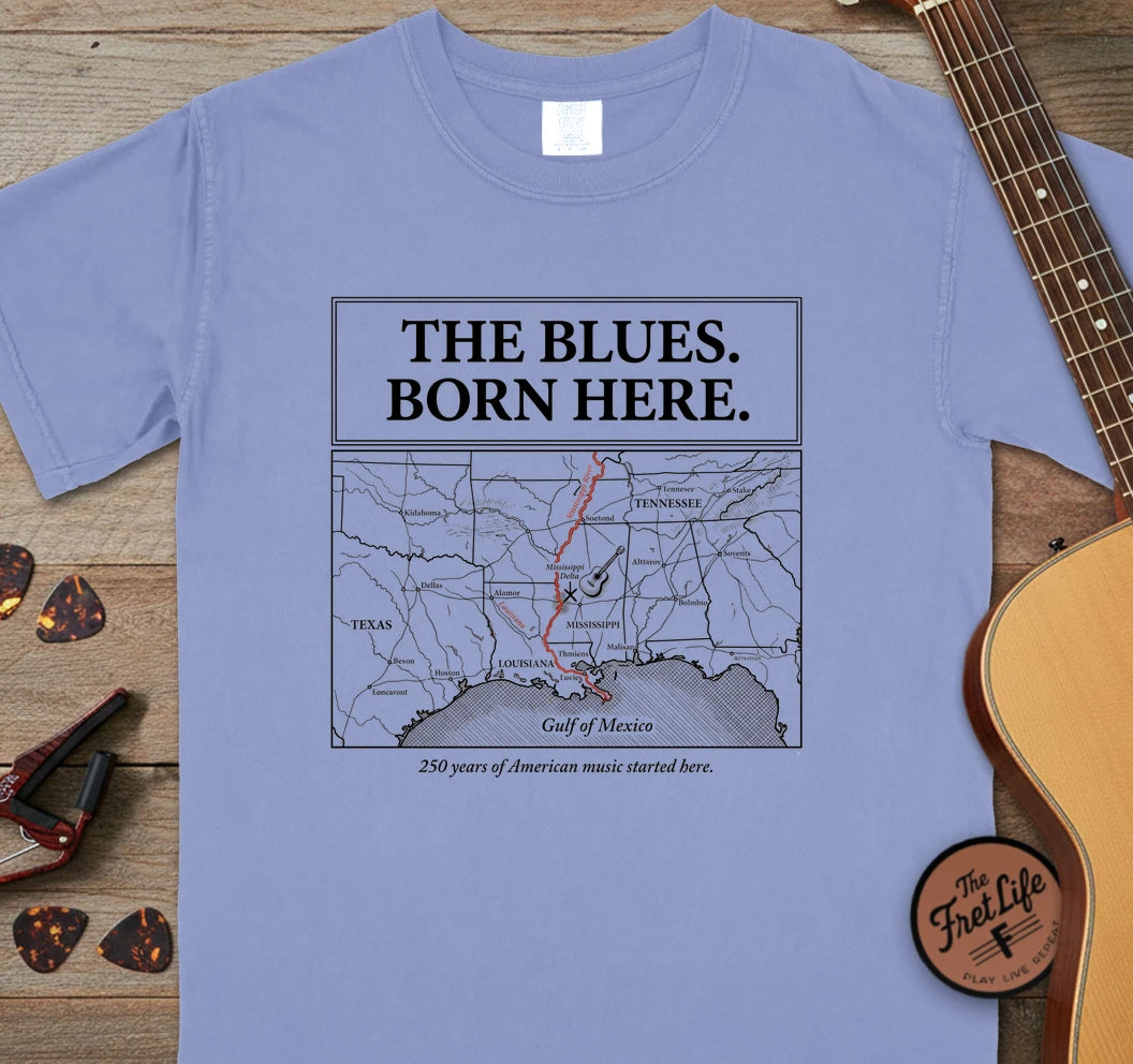 250 Blues Born Here T-Shirt