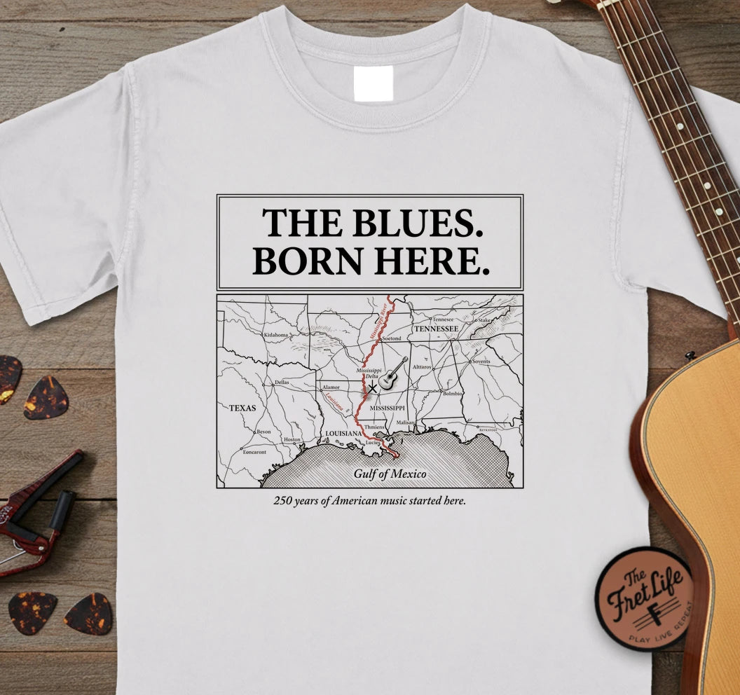 250 Blues Born Here T-Shirt