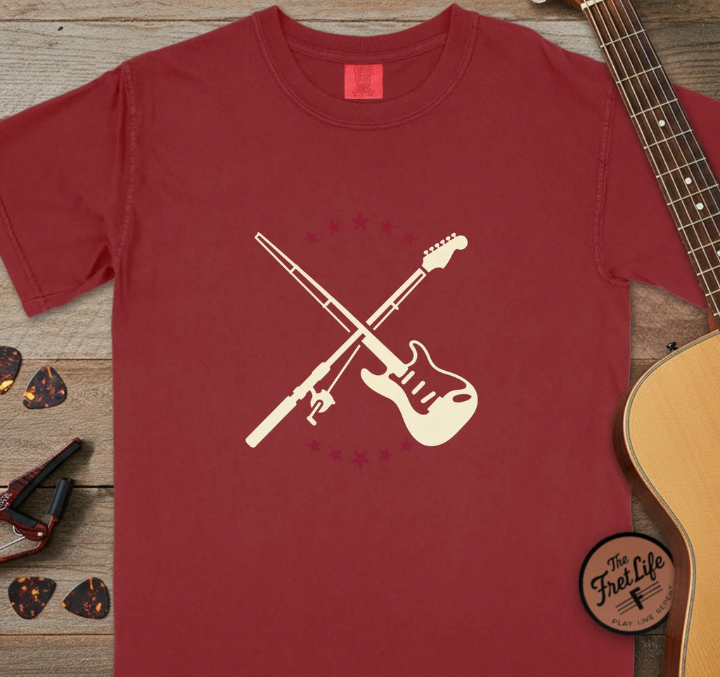 250 Guitar Fishing T-Shirt