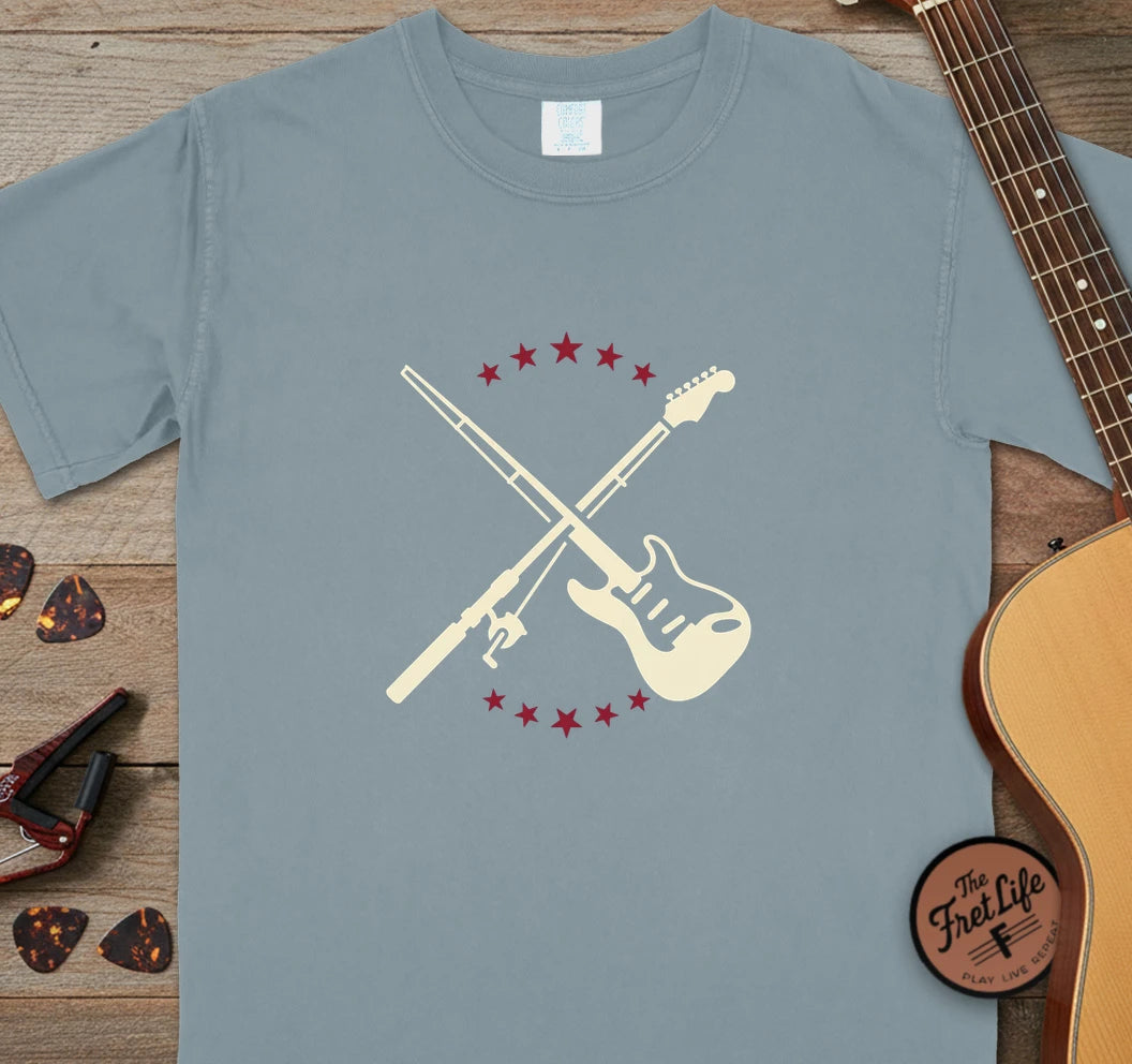 250 Guitar Fishing T-Shirt