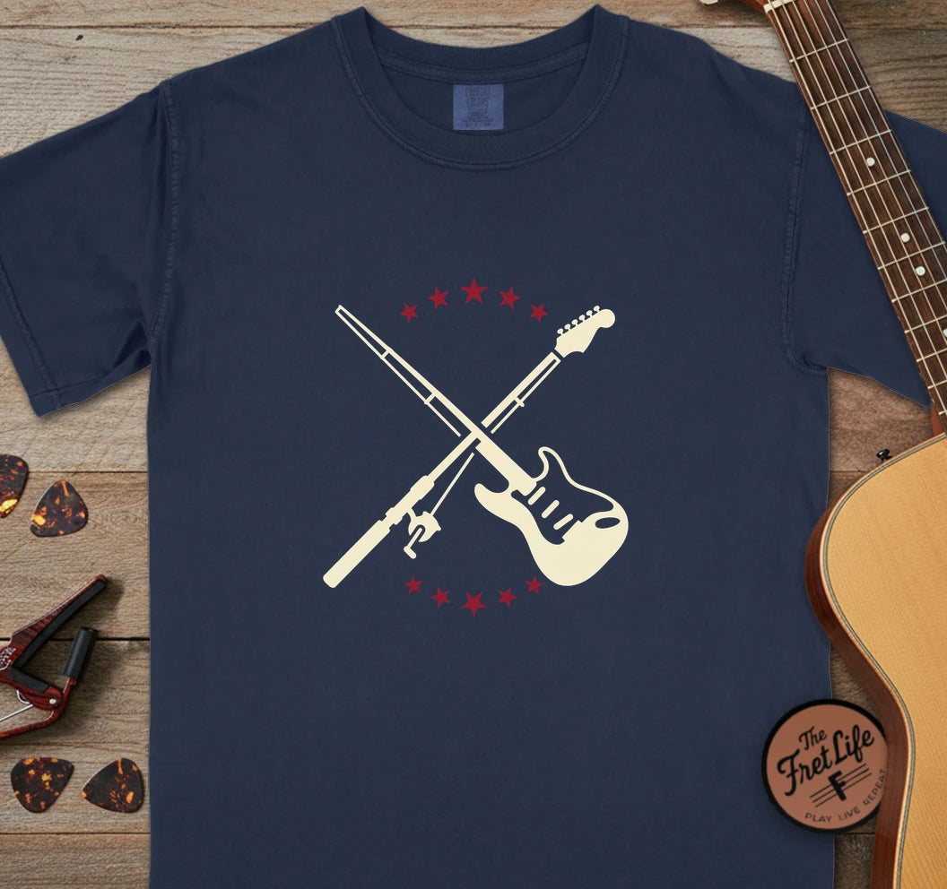 250 Guitar Fishing T-Shirt