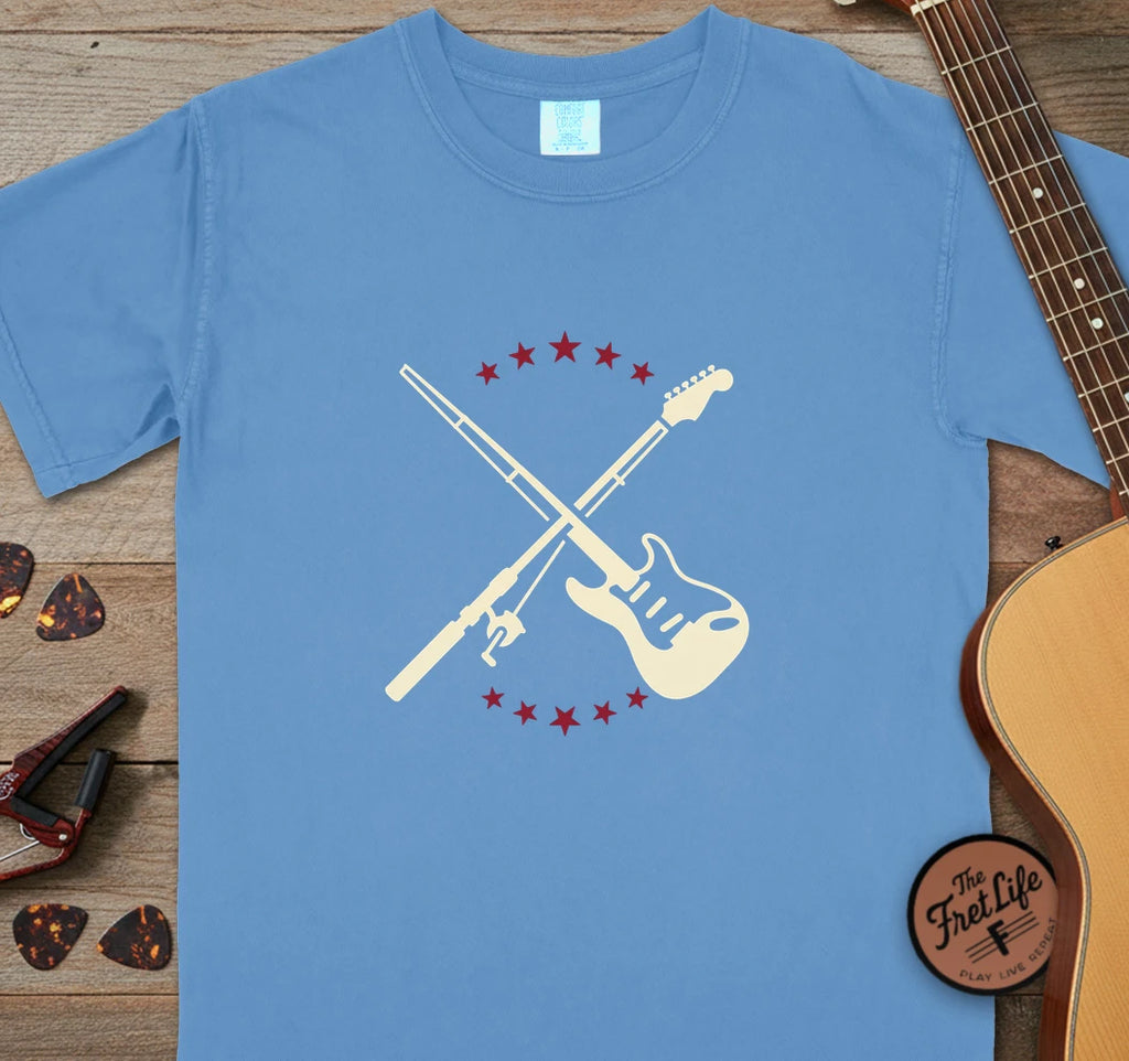 250 Guitar Fishing T-Shirt