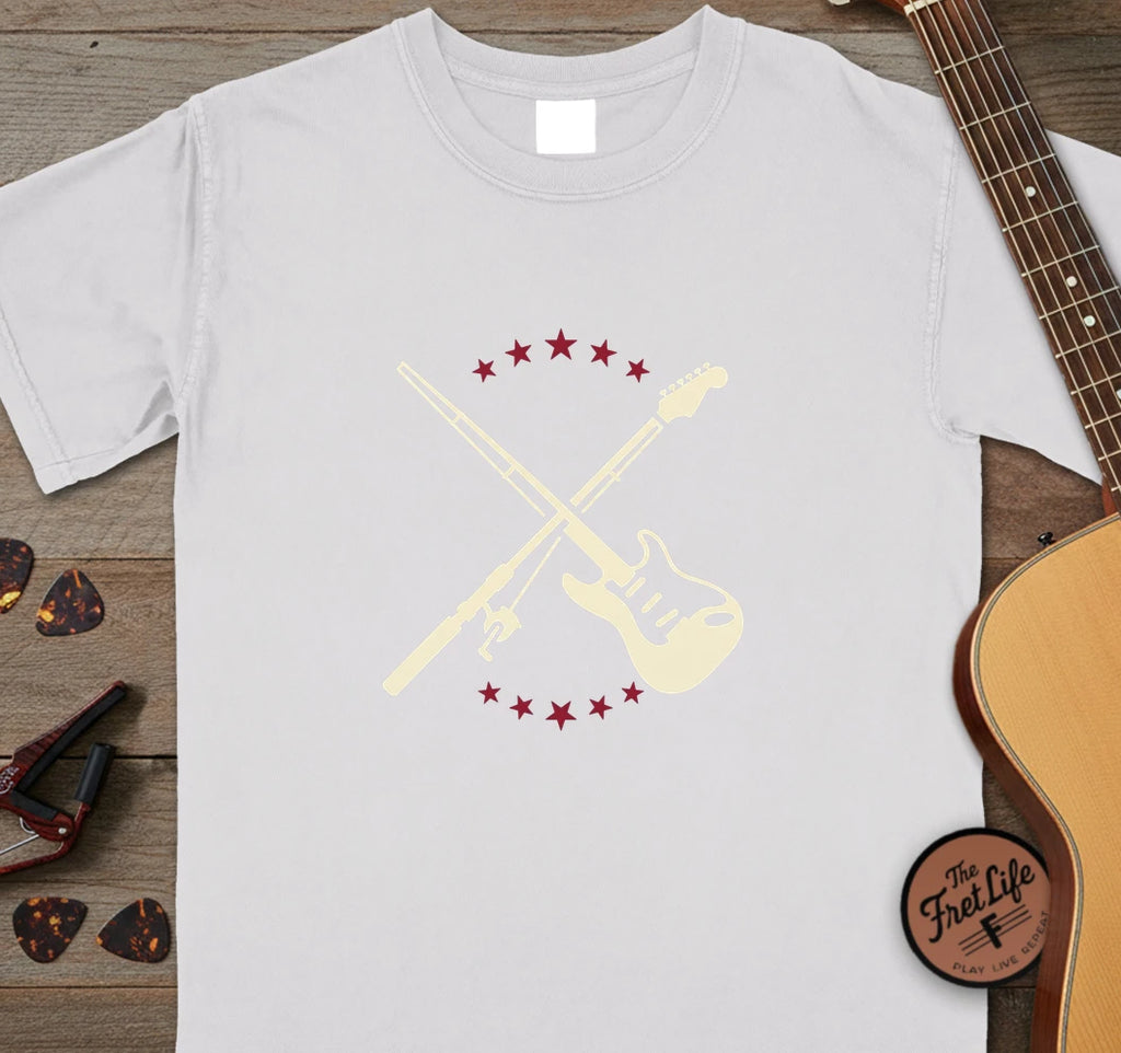 250 Guitar Fishing T-Shirt
