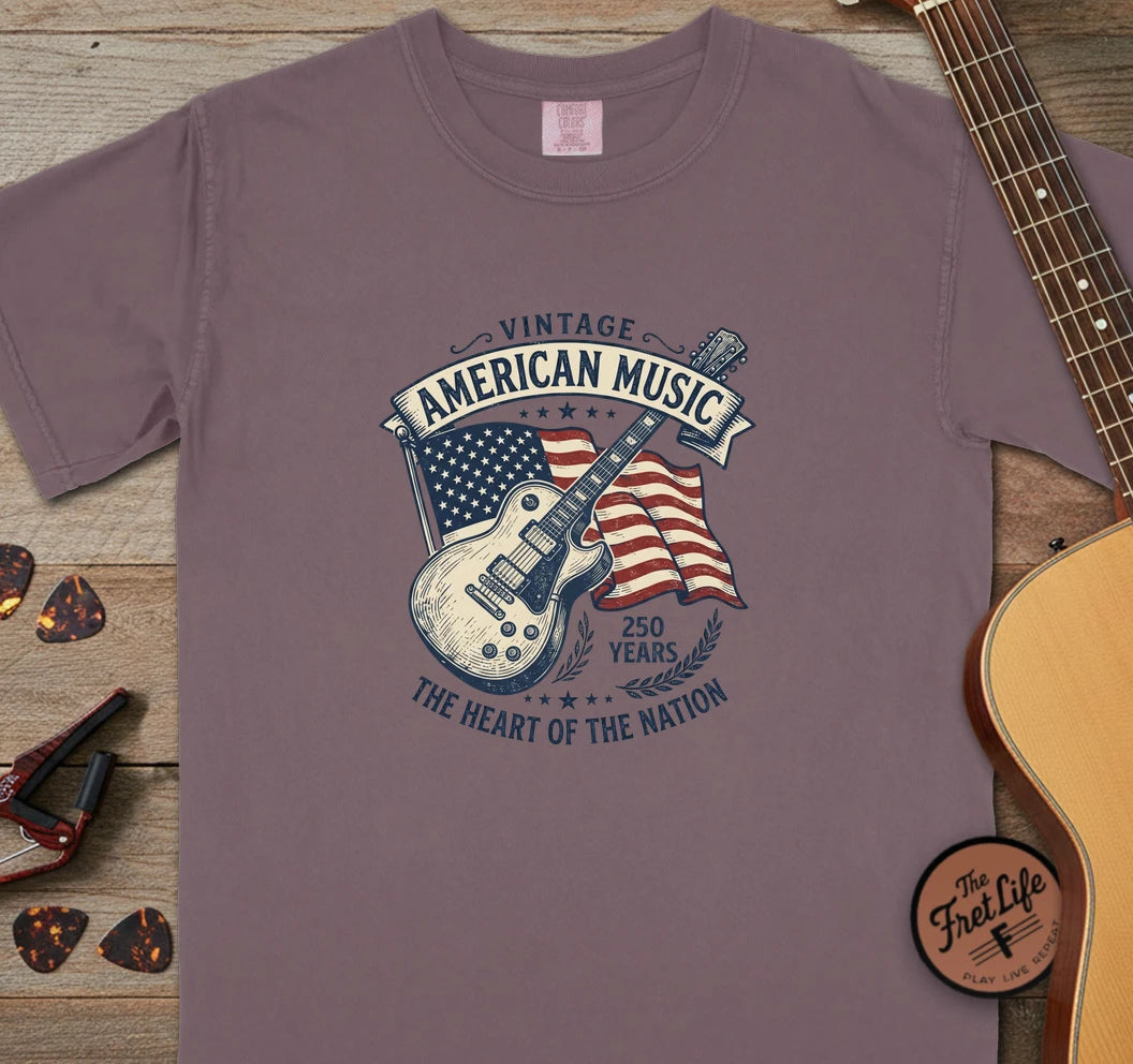 250 Vintage American Music T-Shirt