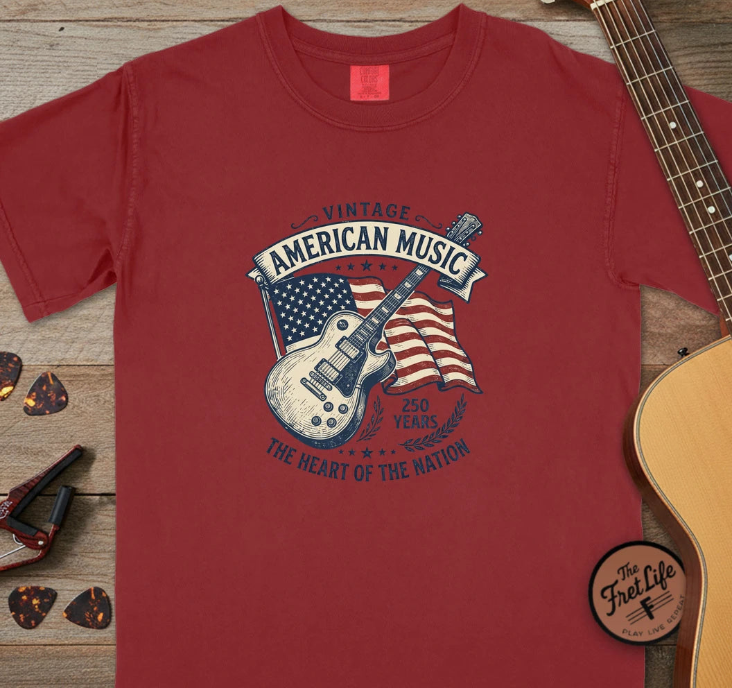 250 Vintage American Music T-Shirt