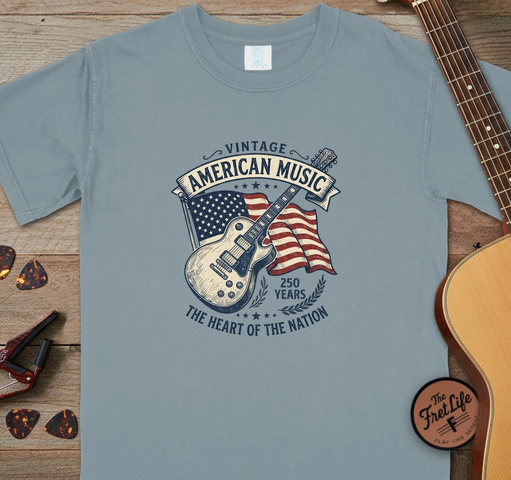 250 Vintage American Music T-Shirt
