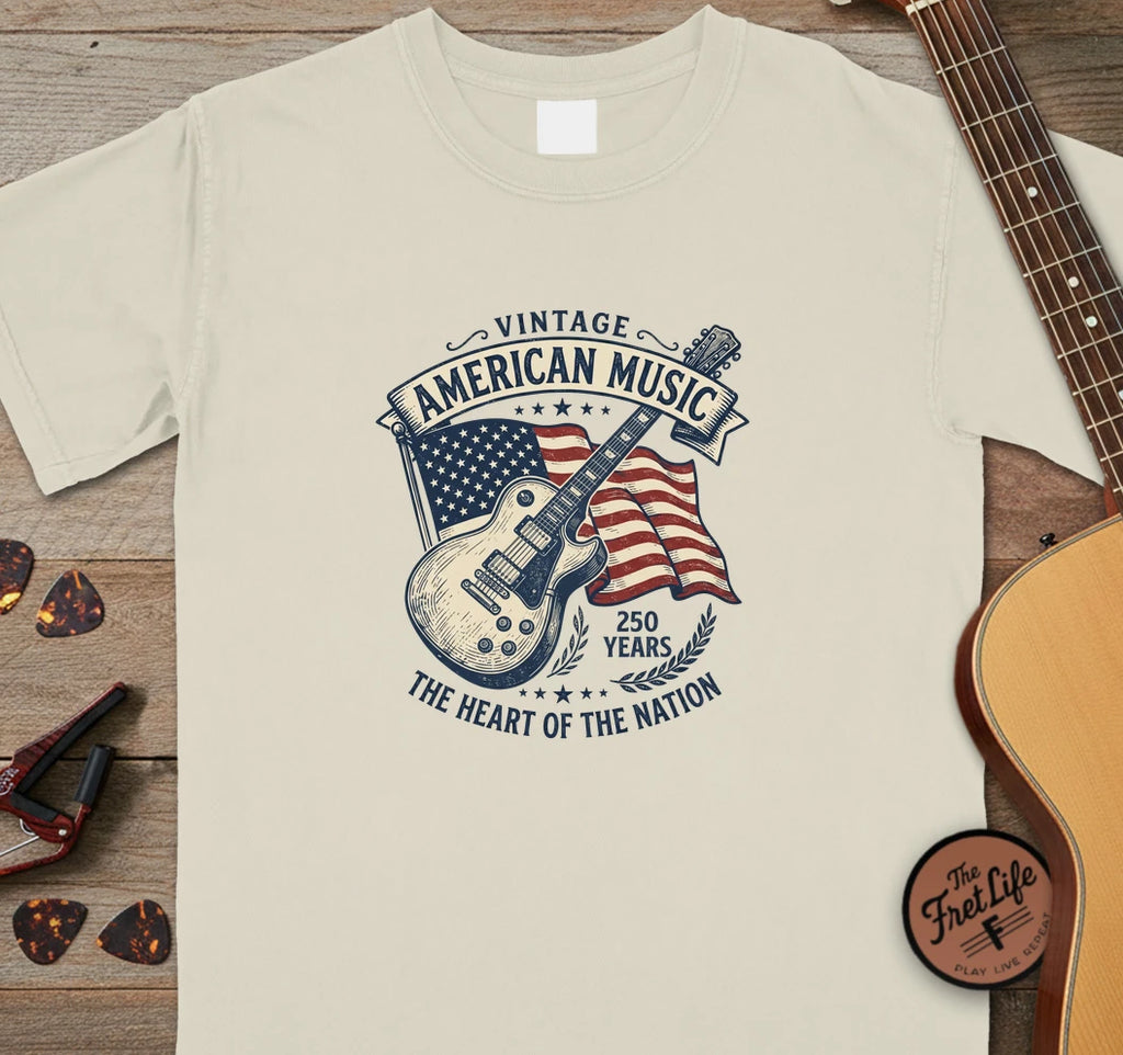 250 Vintage American Music T-Shirt