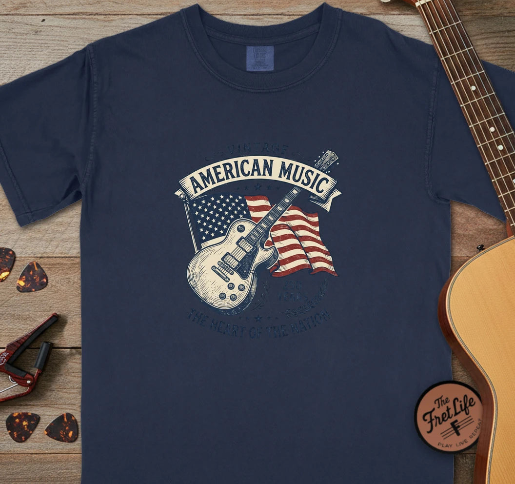 250 Vintage American Music T-Shirt
