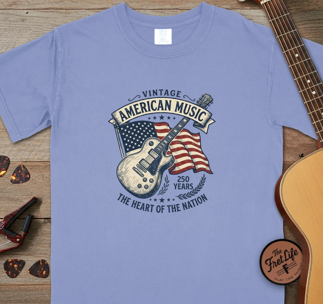 250 Vintage American Music T-Shirt
