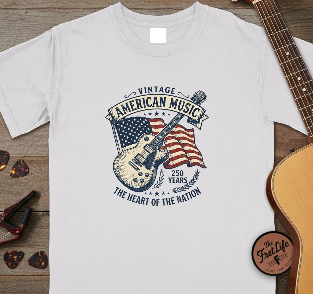 250 Vintage American Music T-Shirt