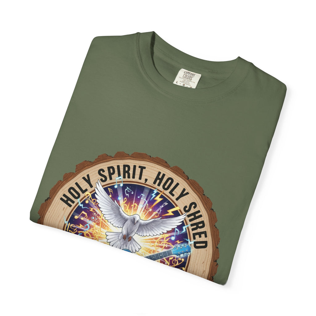Holy Spirit Holy Shred T-Shirt | Christian Guitar Worship Tee