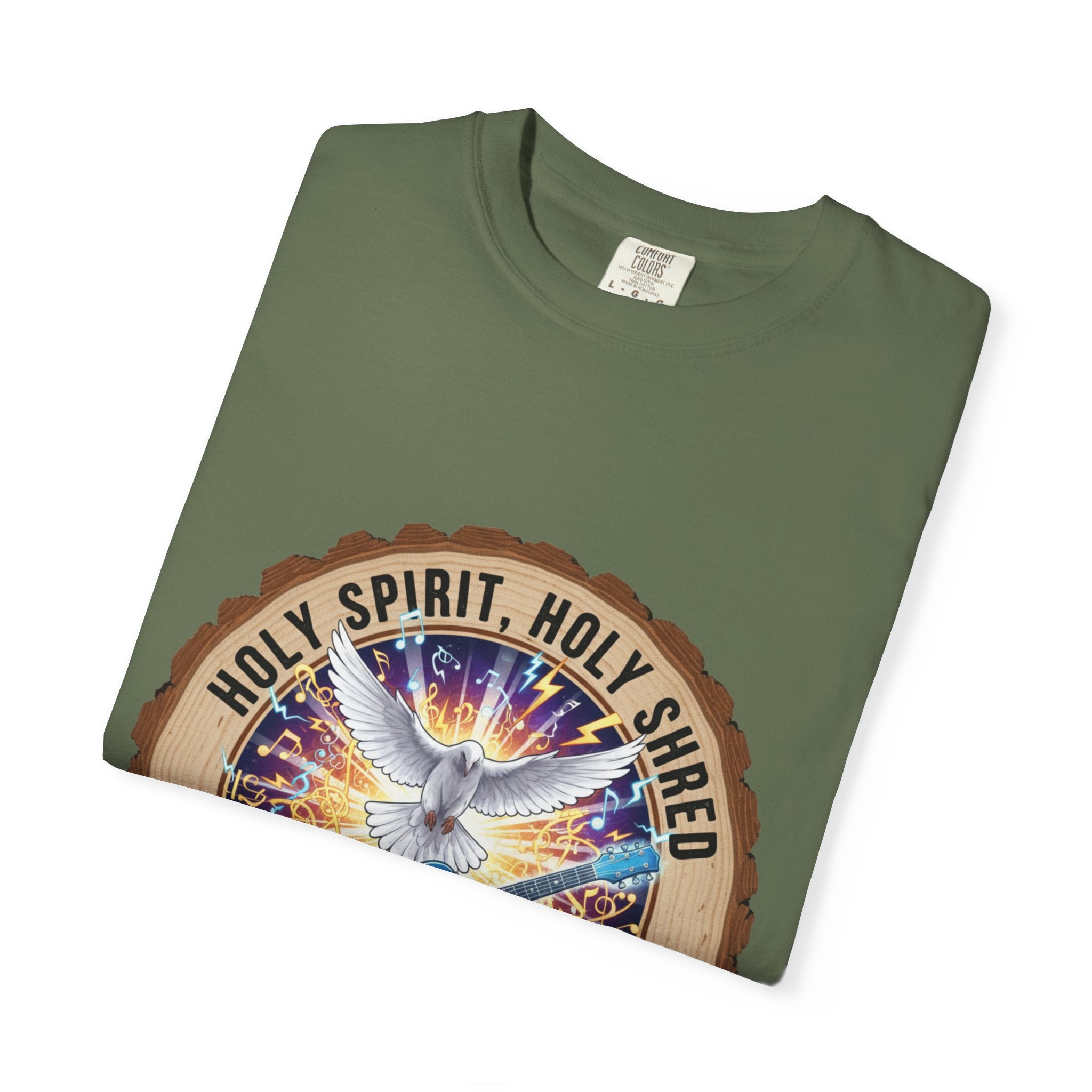 Holy Spirit Holy Shred T-Shirt | Christian Guitar Worship Tee