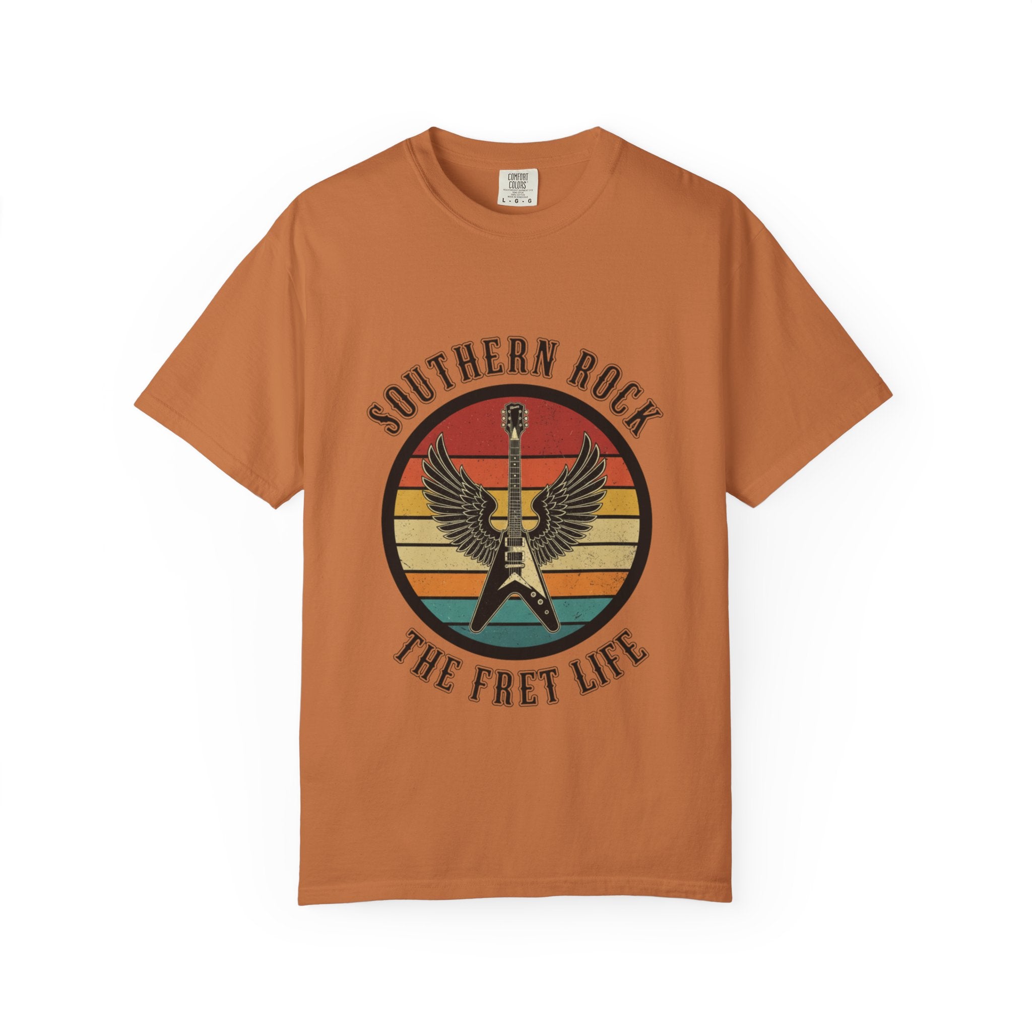 Southern Rock Winged V: Freebird Fret Life Tee