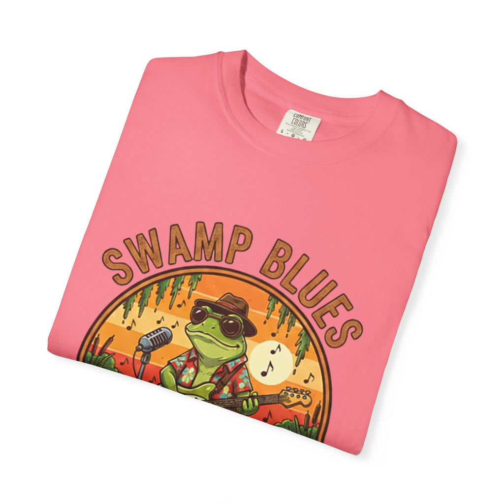 Swamp Blues: Ribbitin' Riffs Fret Life Tee