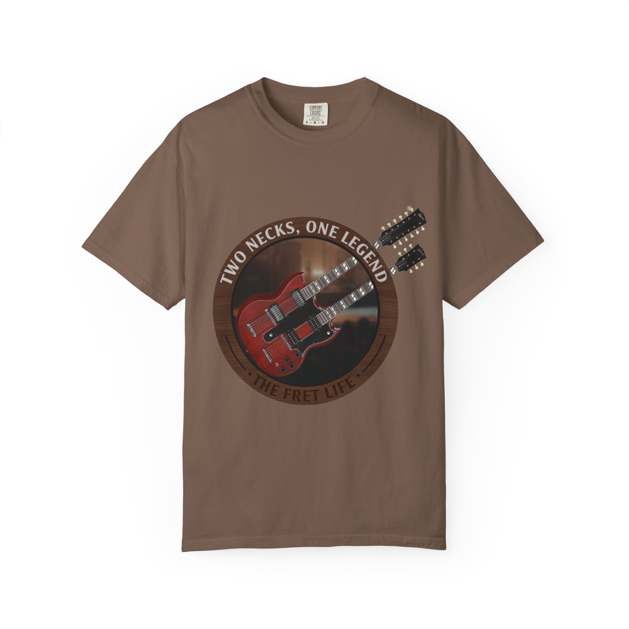 Double Neck T-Shirt | LZ Guitar Legend Tee