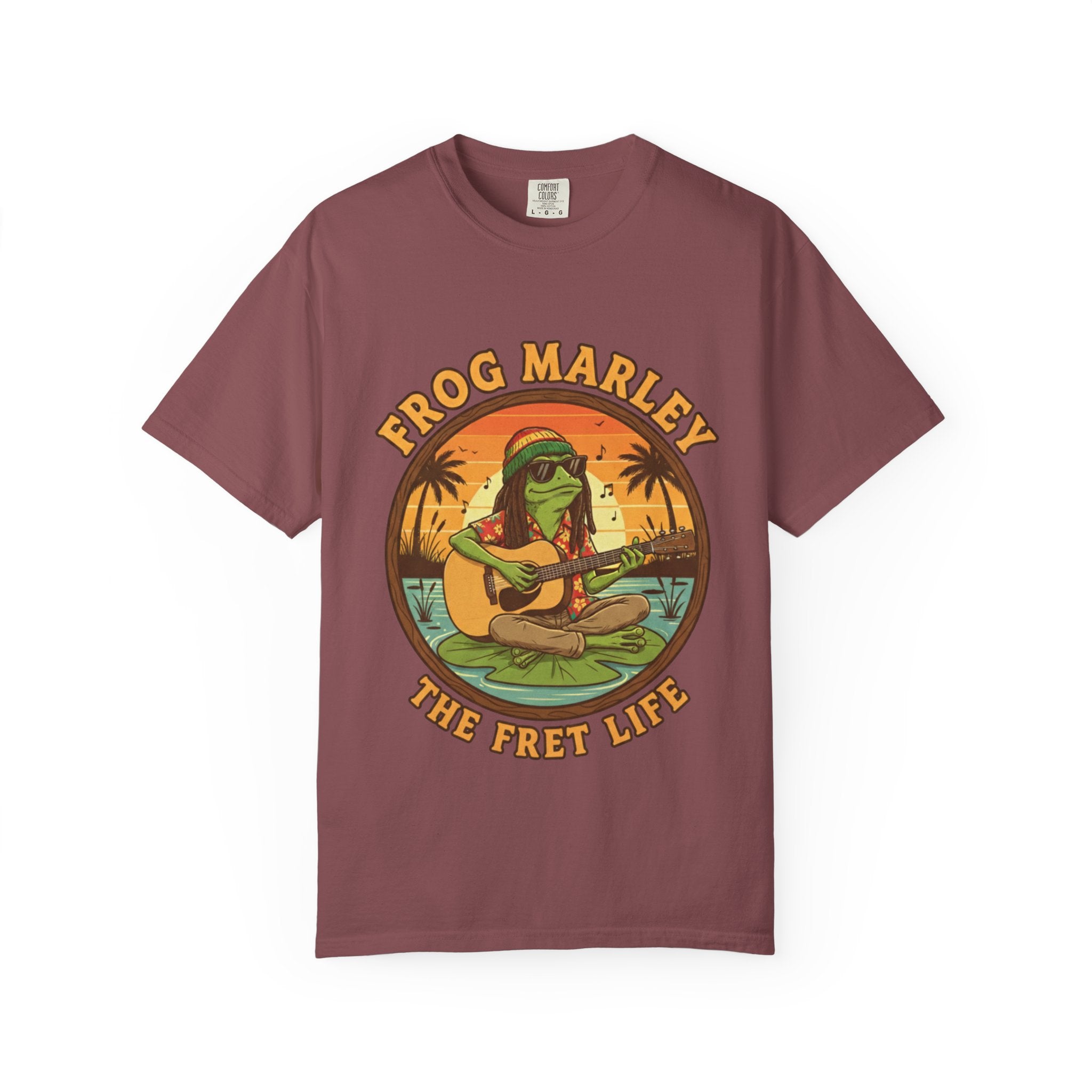Frog Marley: Reggae Ribbit Rhythms Fret Life Tee