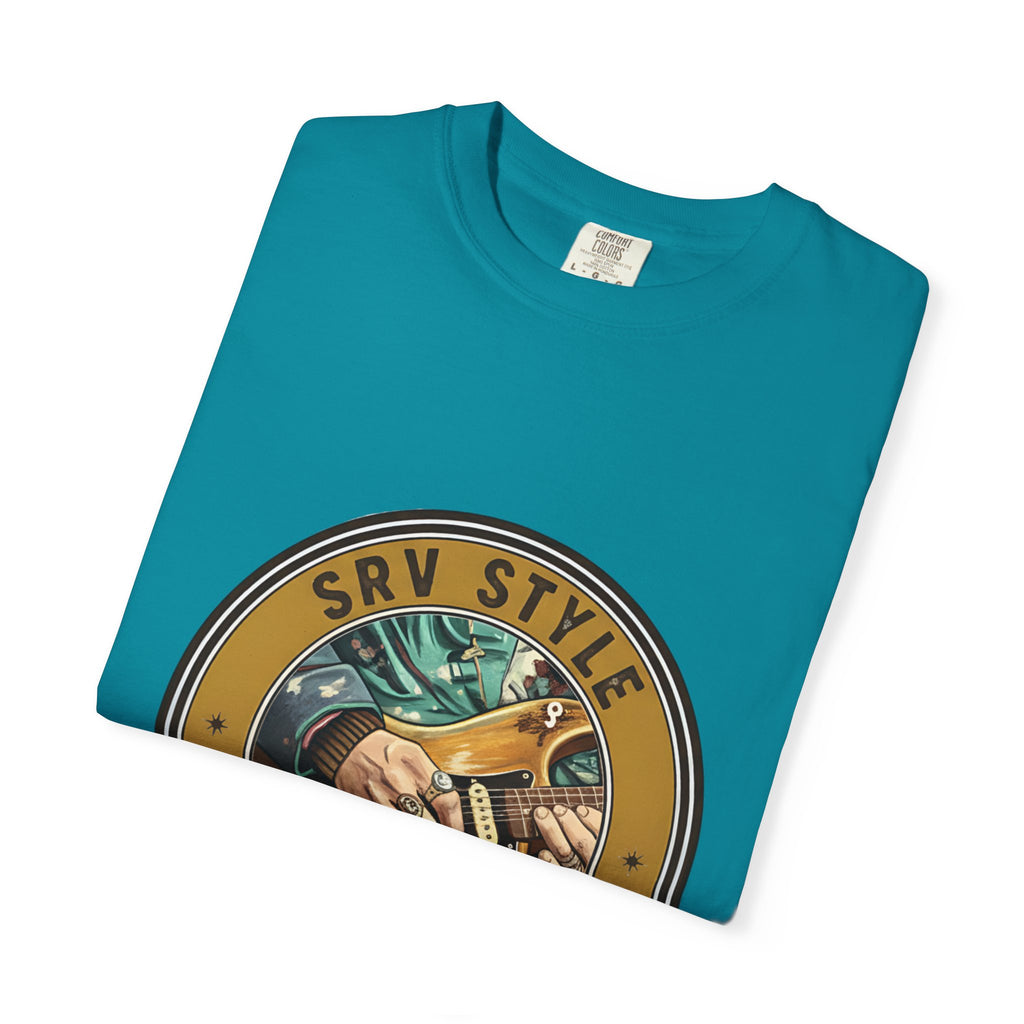 SRV Style T-Shirt |Blues Guitar Fan Tee