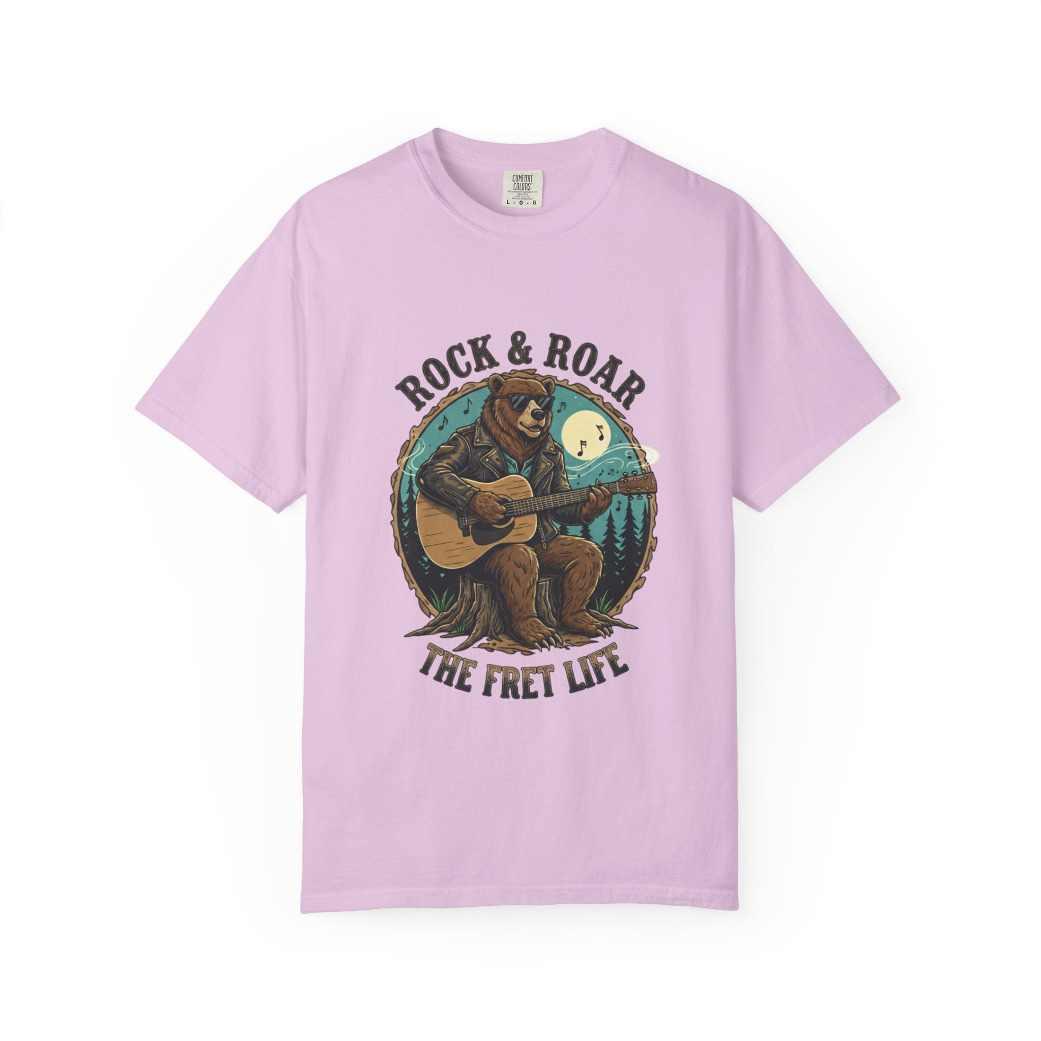 Rock & Roar: Campfire Blues Bear Fret Life Tee