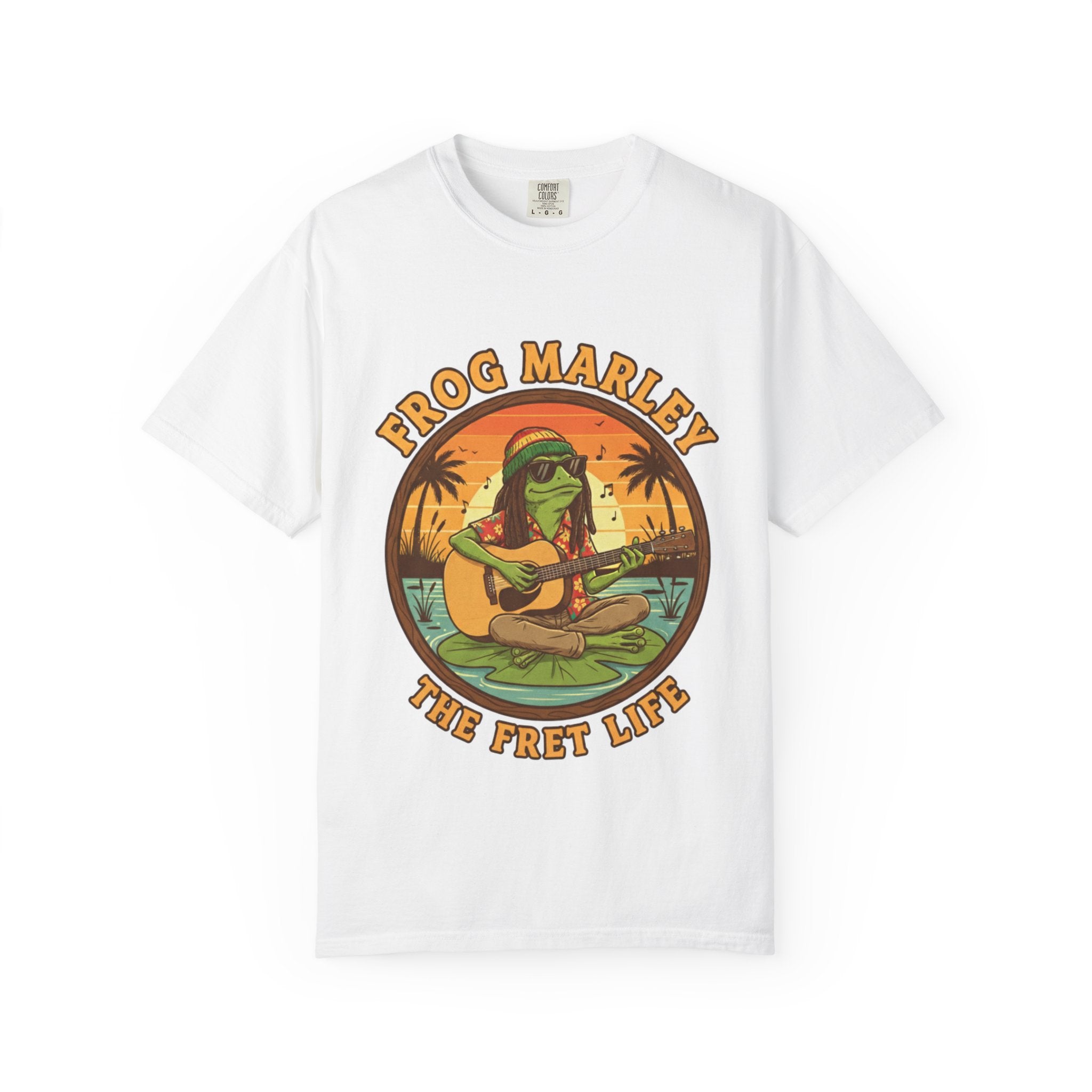 Frog Marley: Reggae Ribbit Rhythms Fret Life Tee