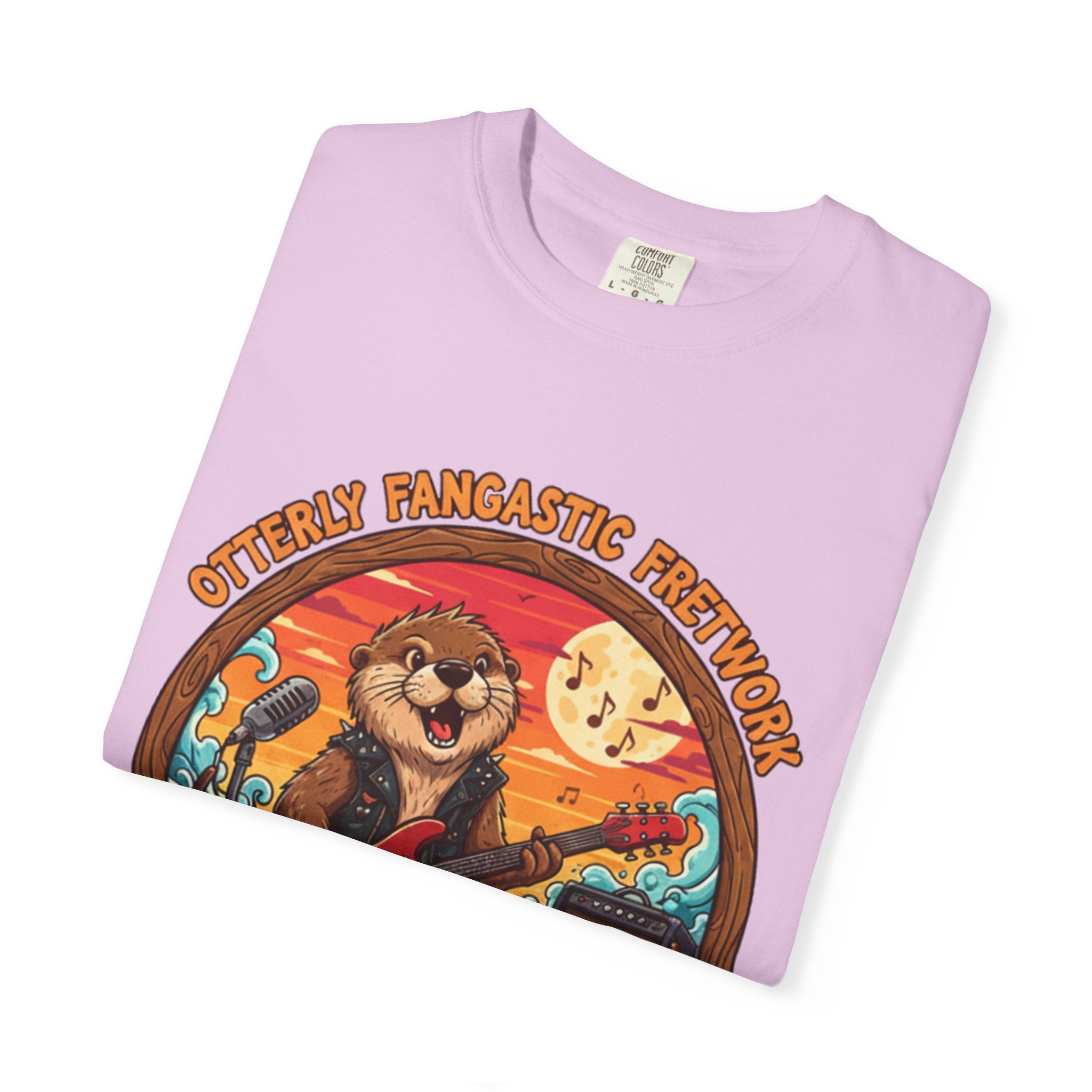 Otterly Fangastic Fretwork: The Fret Life Rocker Tee