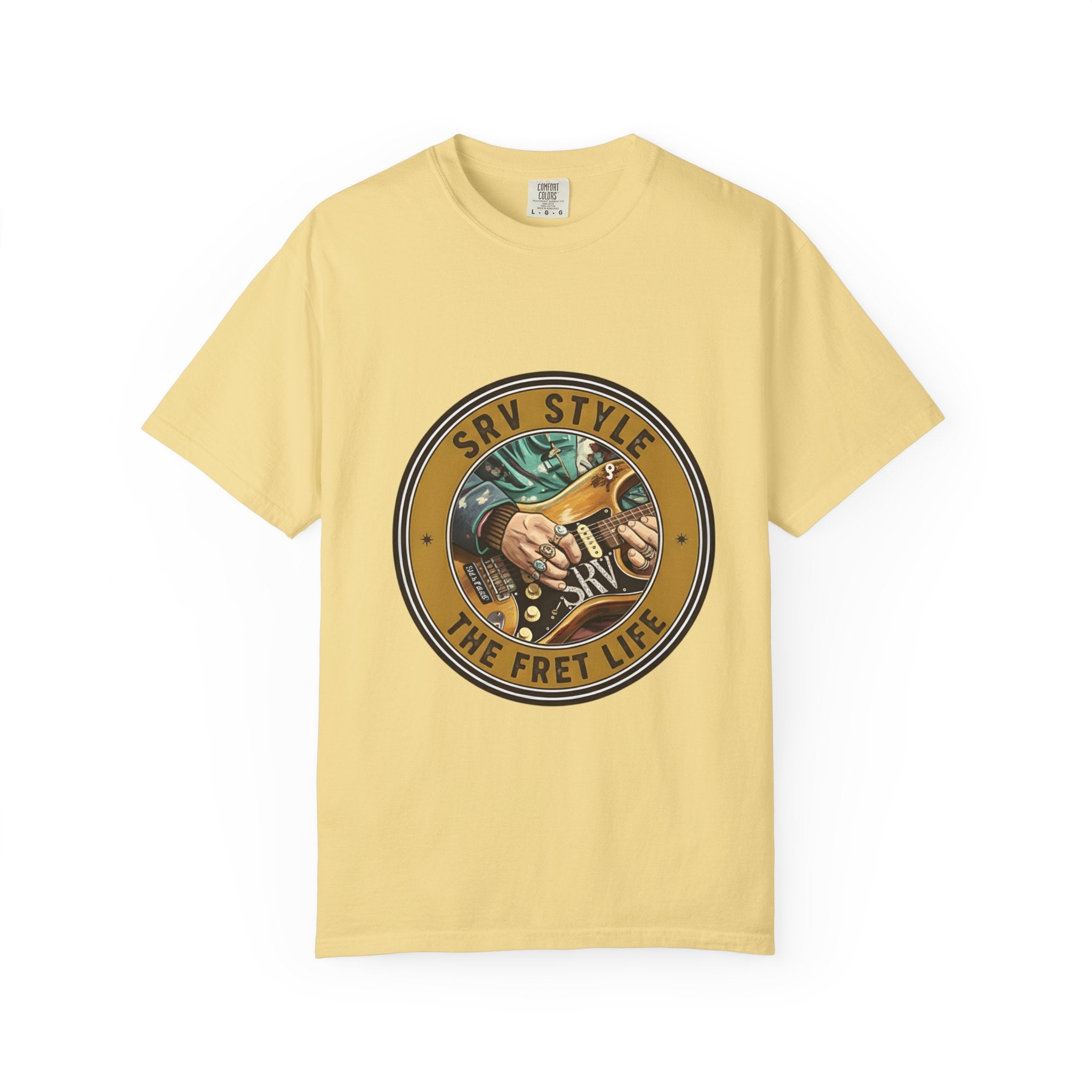 SRV Style T-Shirt |Blues Guitar Fan Tee
