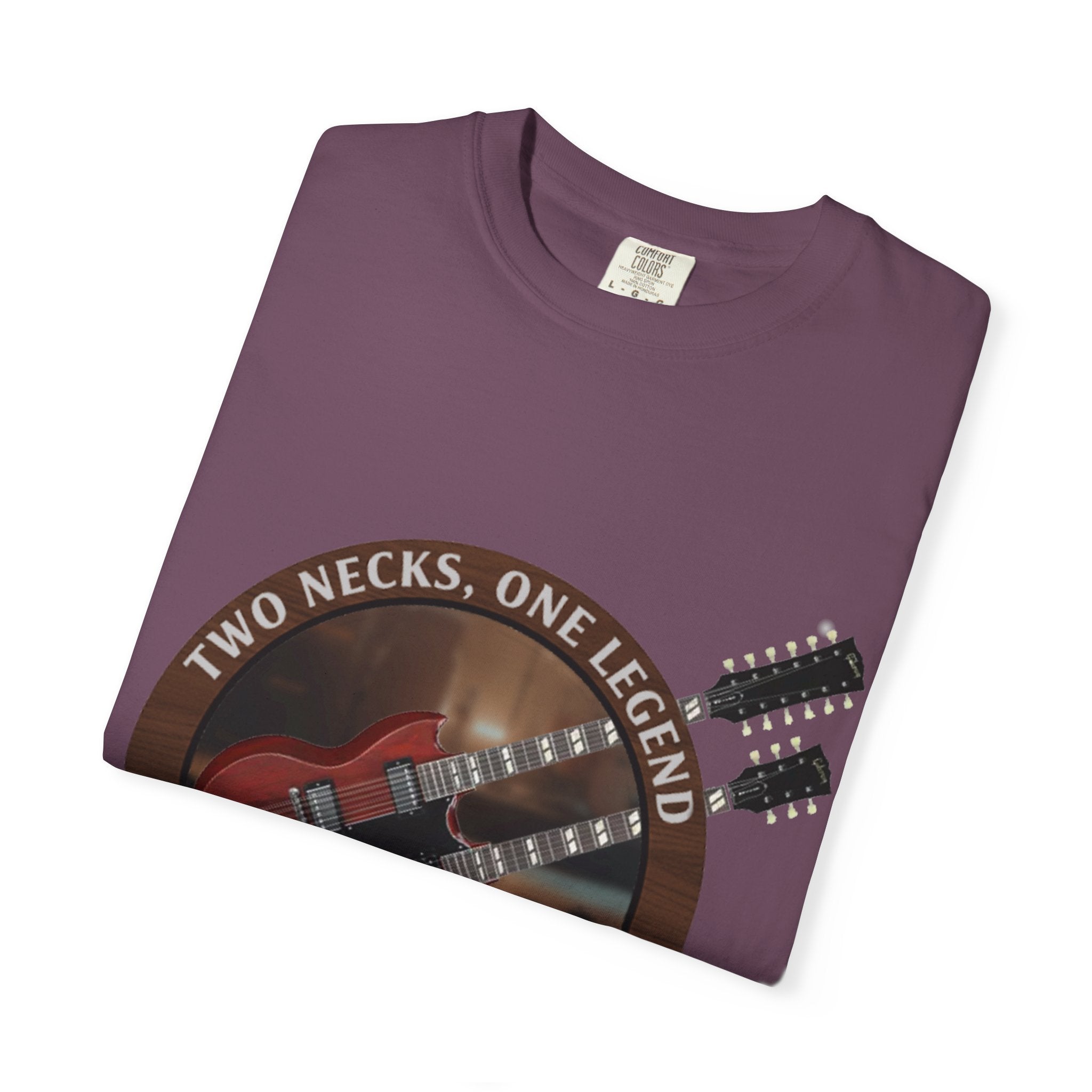 Double Neck T-Shirt | LZ Guitar Legend Tee