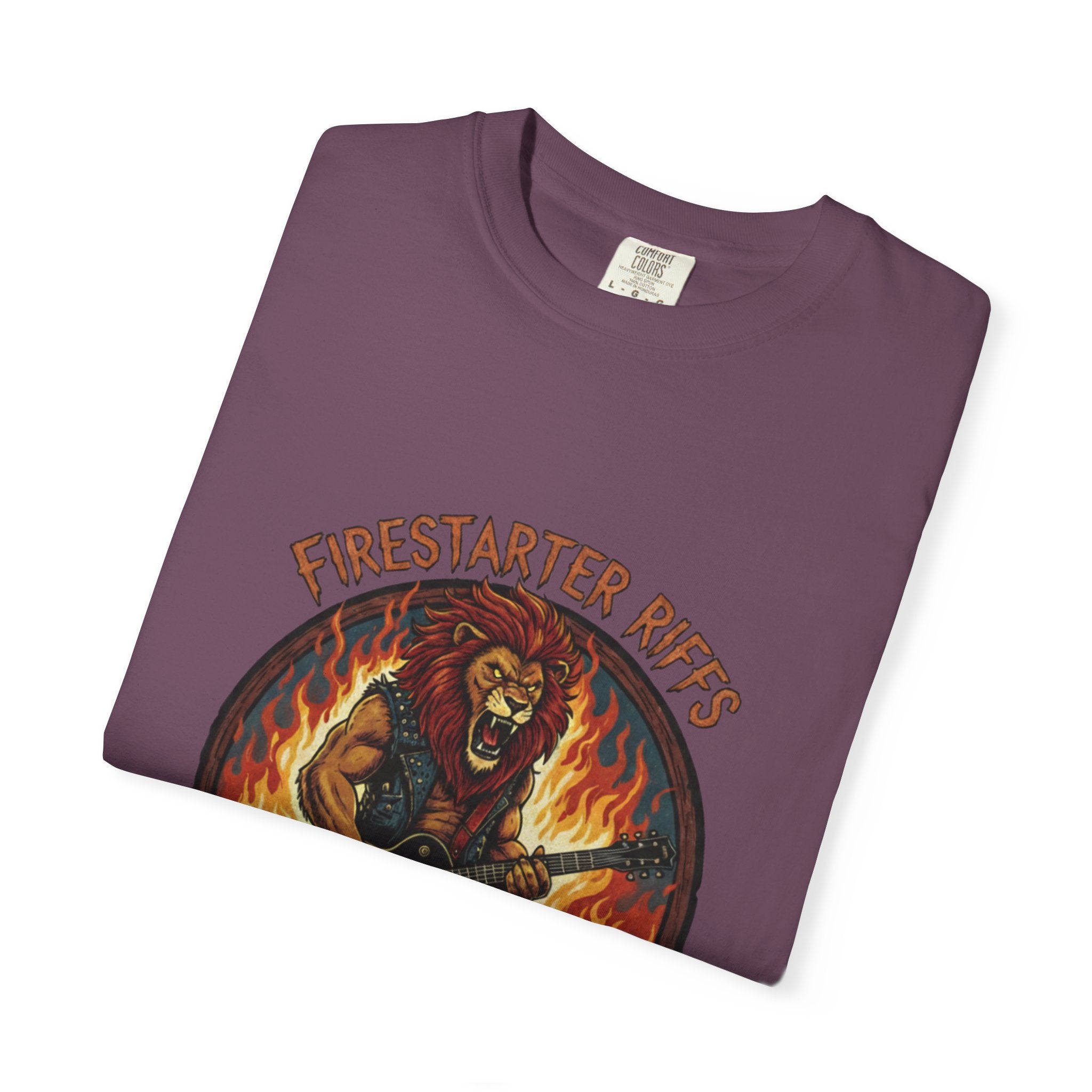 Firestarter Riffs: The Lion Rocker T-Shirt