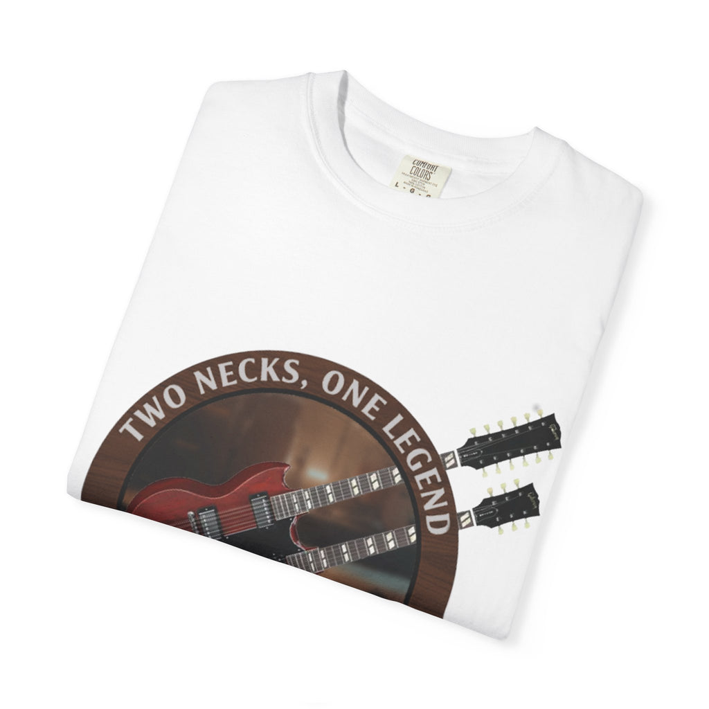Double Neck T-Shirt | LZ Guitar Legend Tee