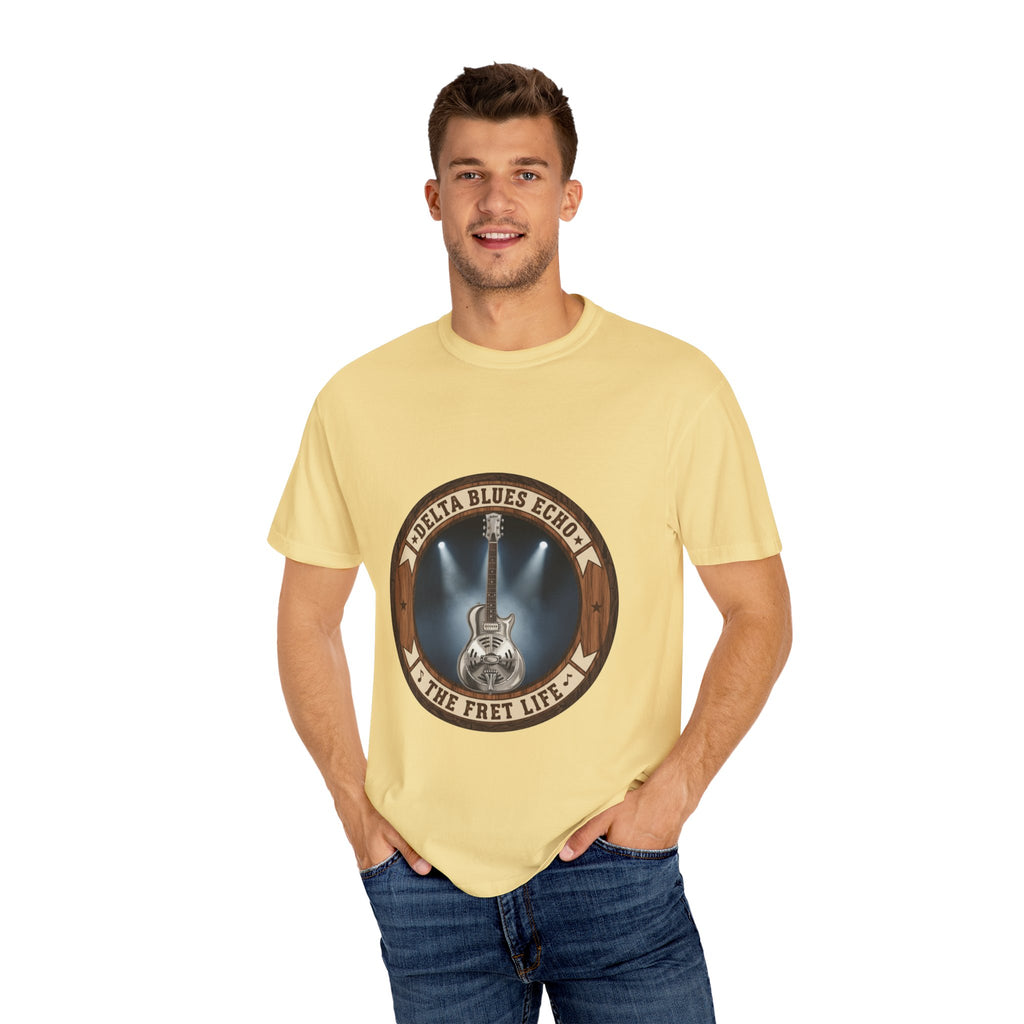 Delta Blues Echo Tee | Resonator Guitar Slide Player Shirt