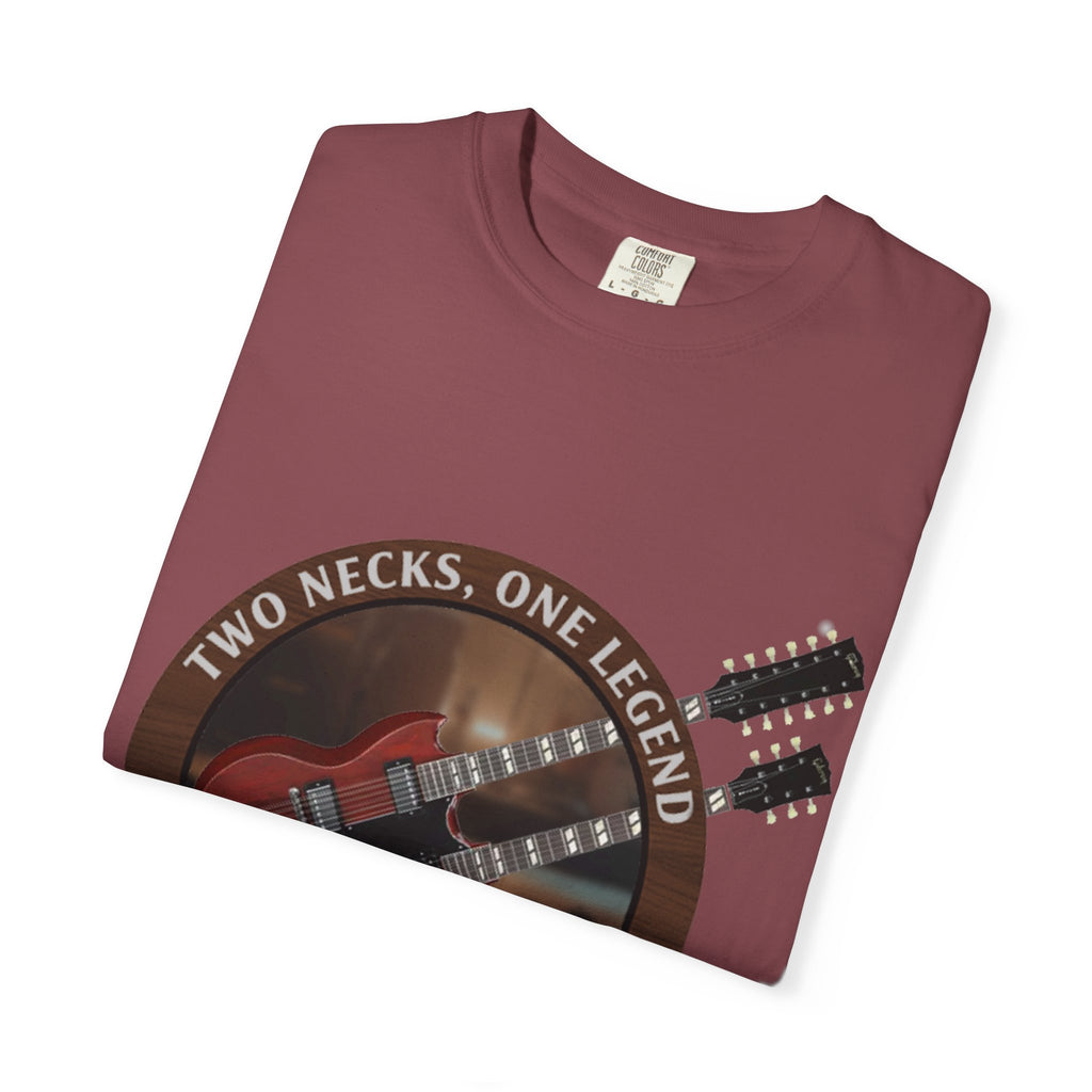 Double Neck T-Shirt | LZ Guitar Legend Tee