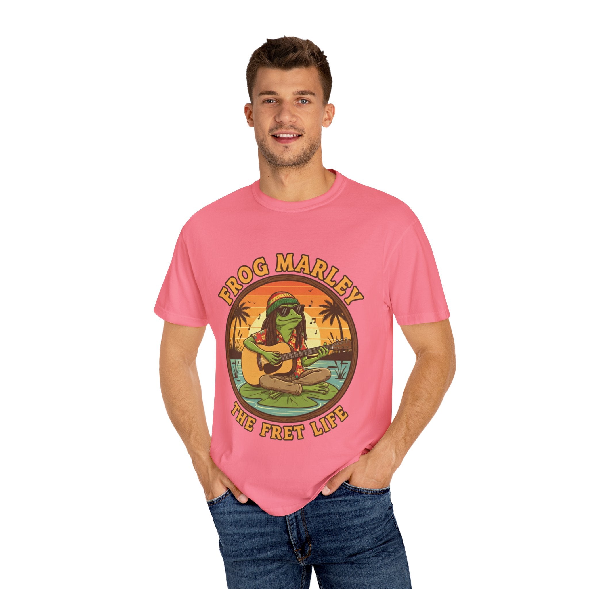 Frog Marley: Reggae Ribbit Rhythms Fret Life Tee
