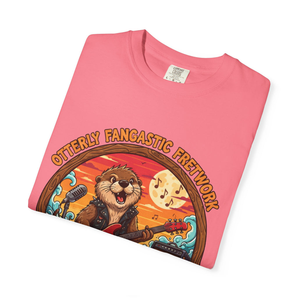 Otterly Fangastic Fretwork: The Fret Life Rocker Tee