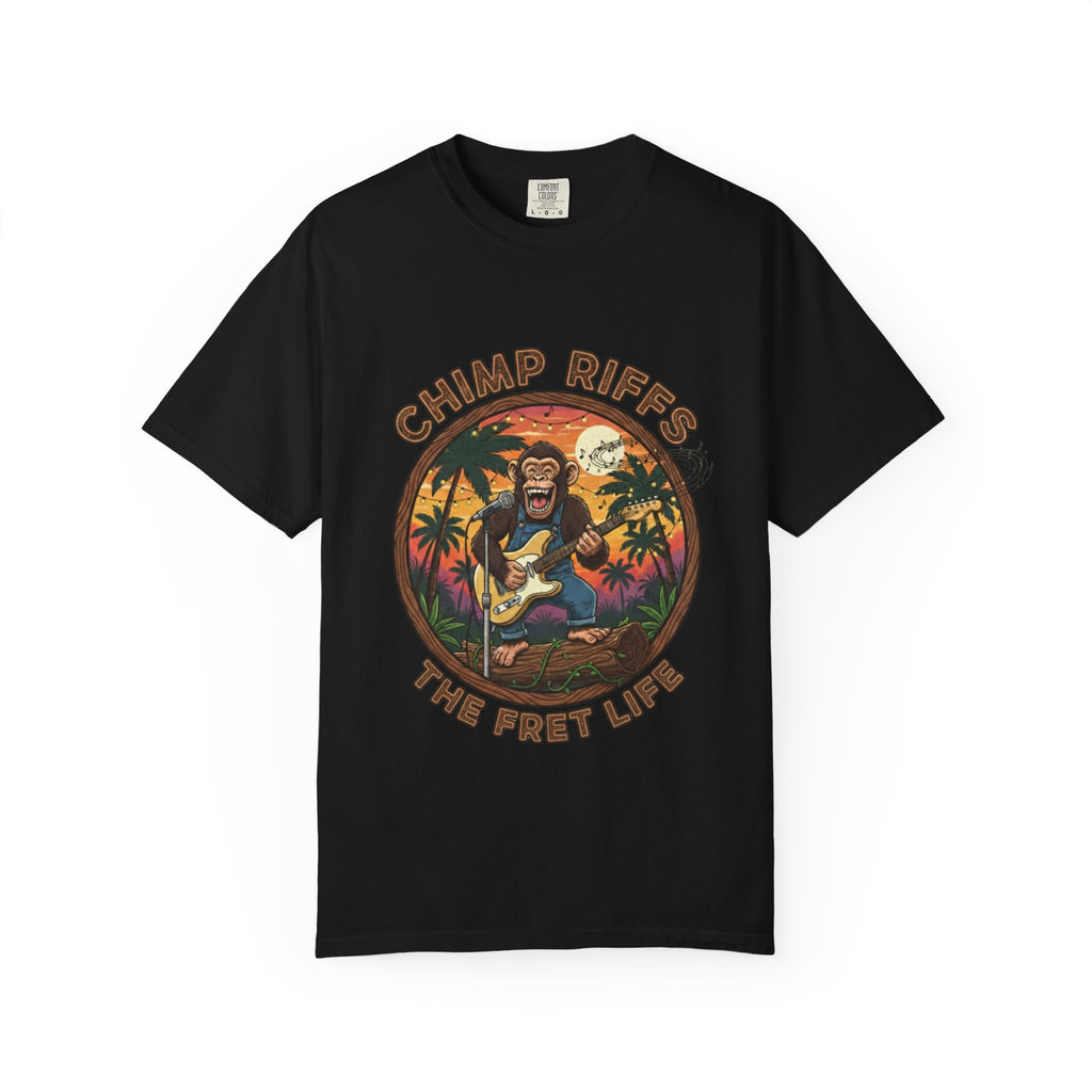 Chimp Riffs: Primate Punk Fret Life Tee